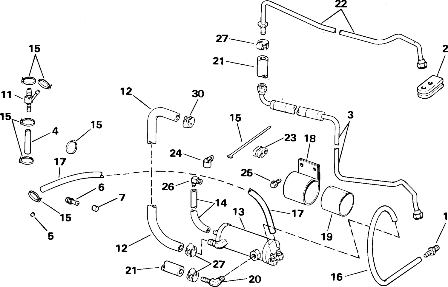 STEERING HOSE KIT