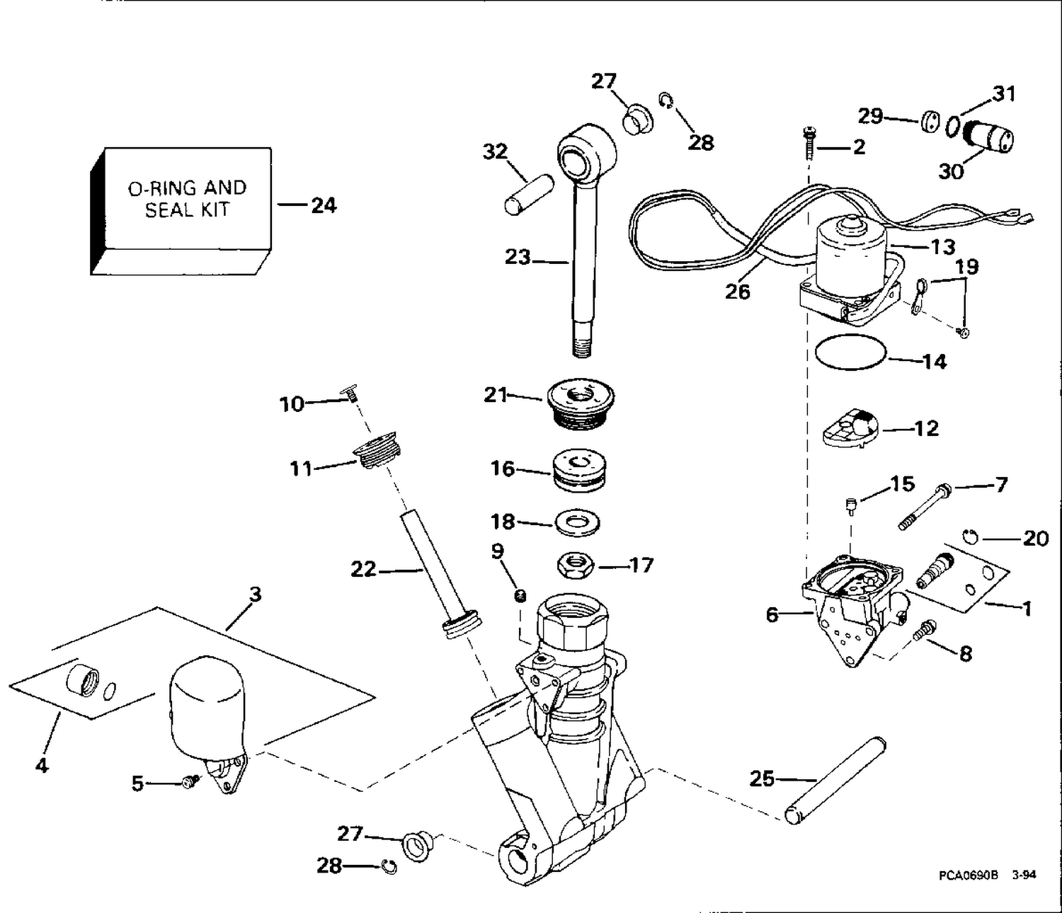 POWER TRIM/TILT HYDRAULIC ASSEMBLY