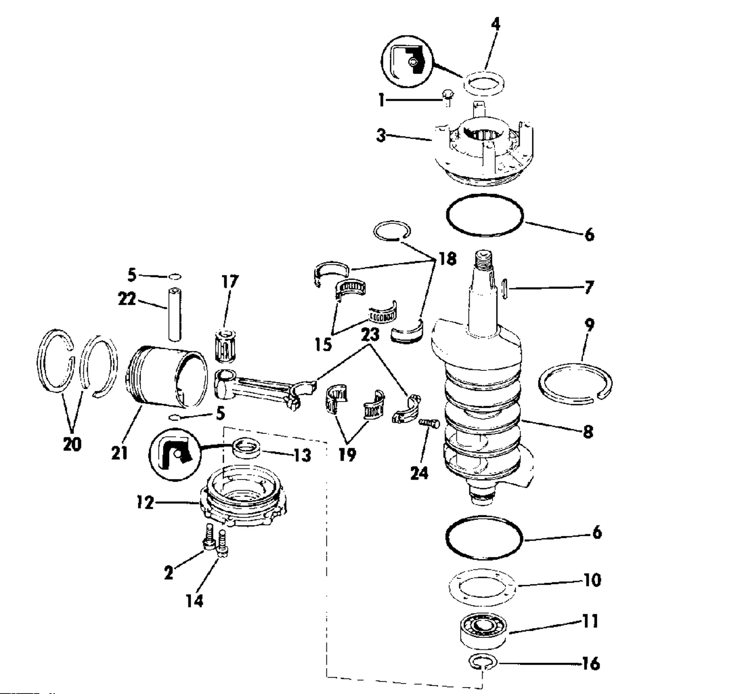 CRANKSHAFT & PISTON