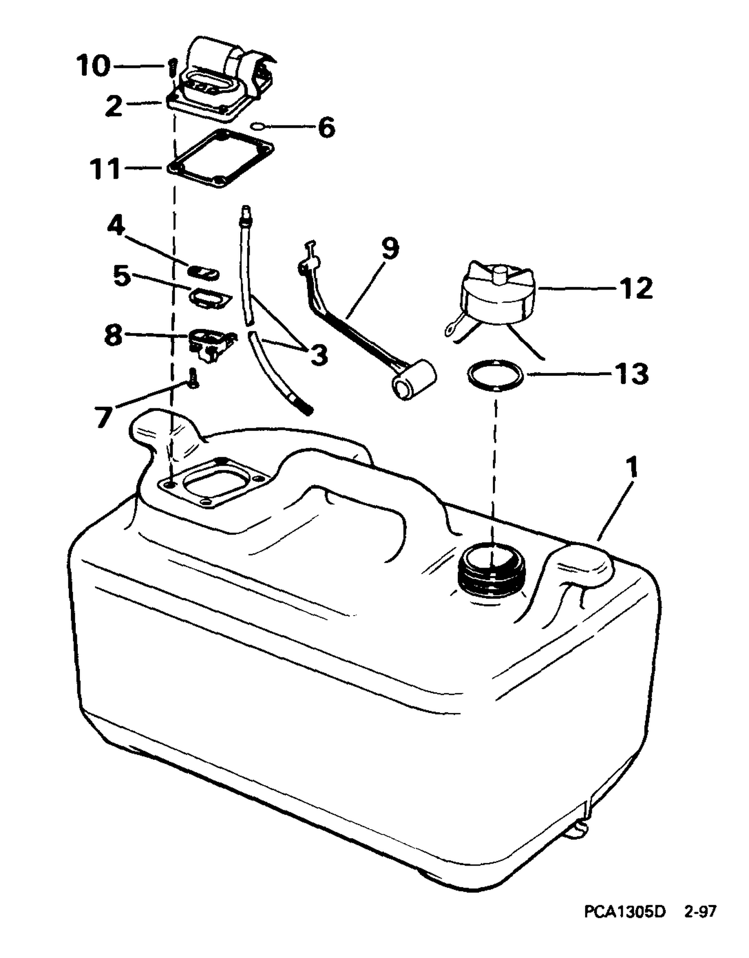 FUEL TANK -- 6 GALLON