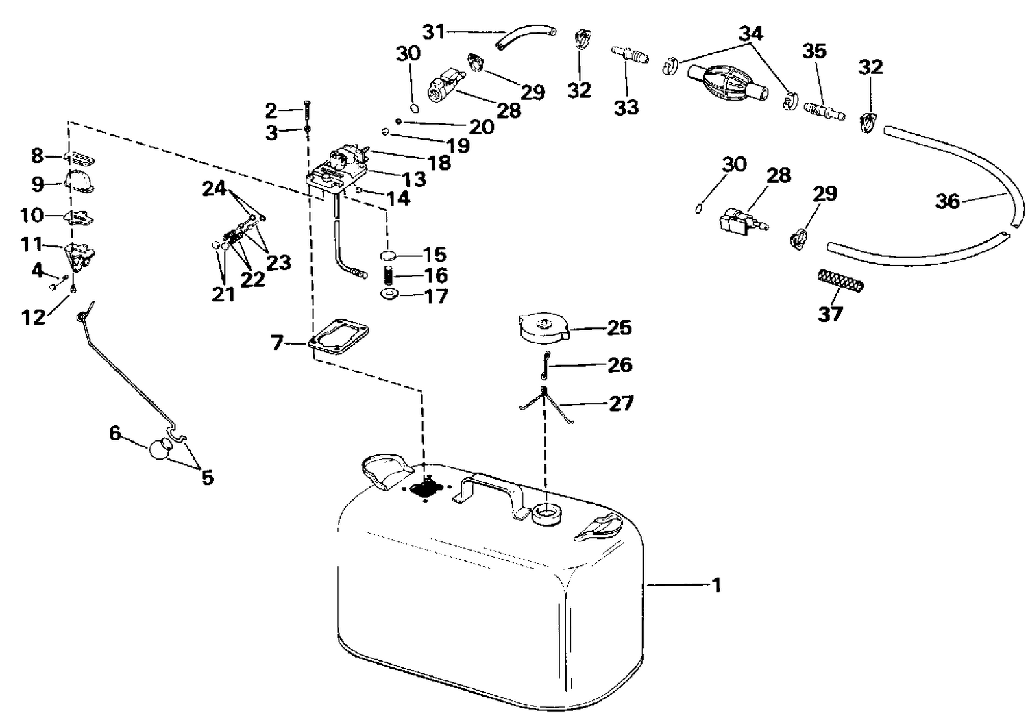 FUEL TANK WITH GAUGE