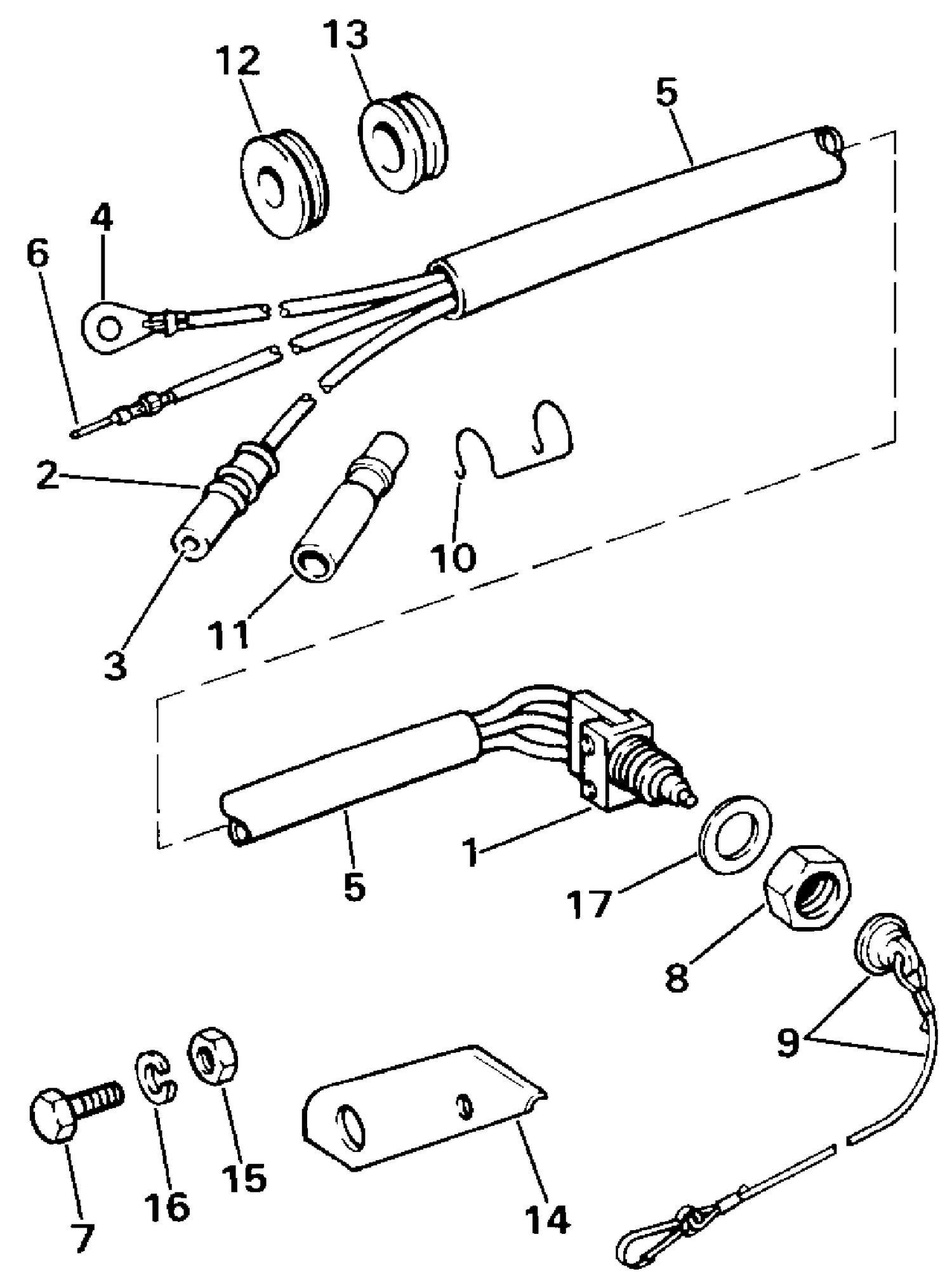 EMERGENCY IGNITION CUT-OFF SWITCH - ENGINE MOUNTED 4D-35
