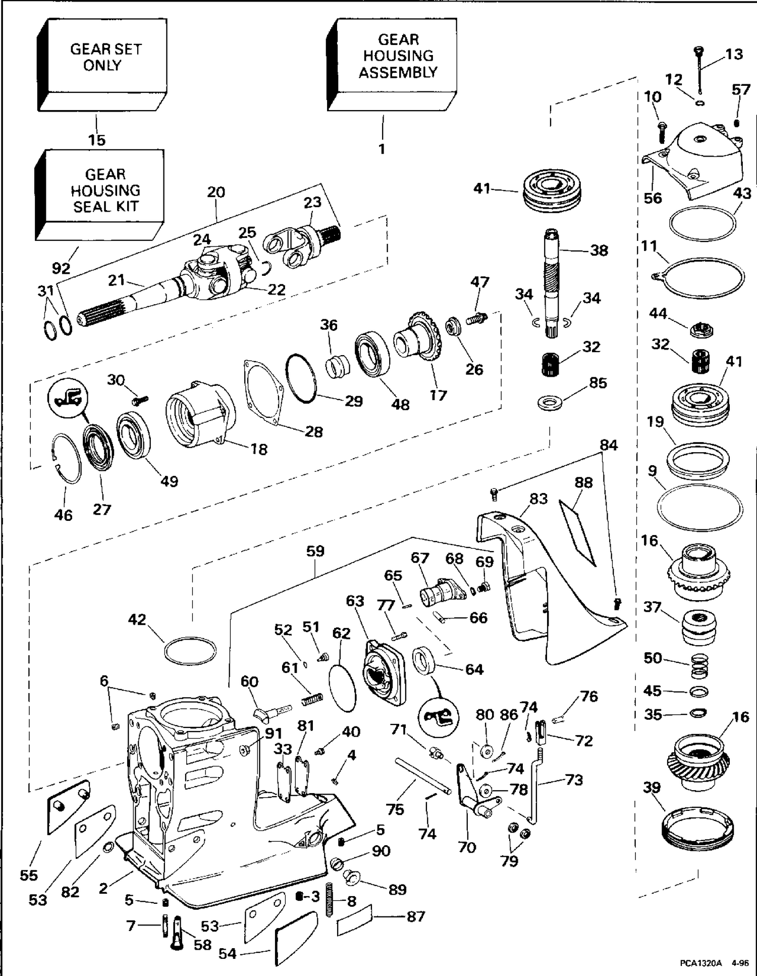 UPPER GEAR HOUSING