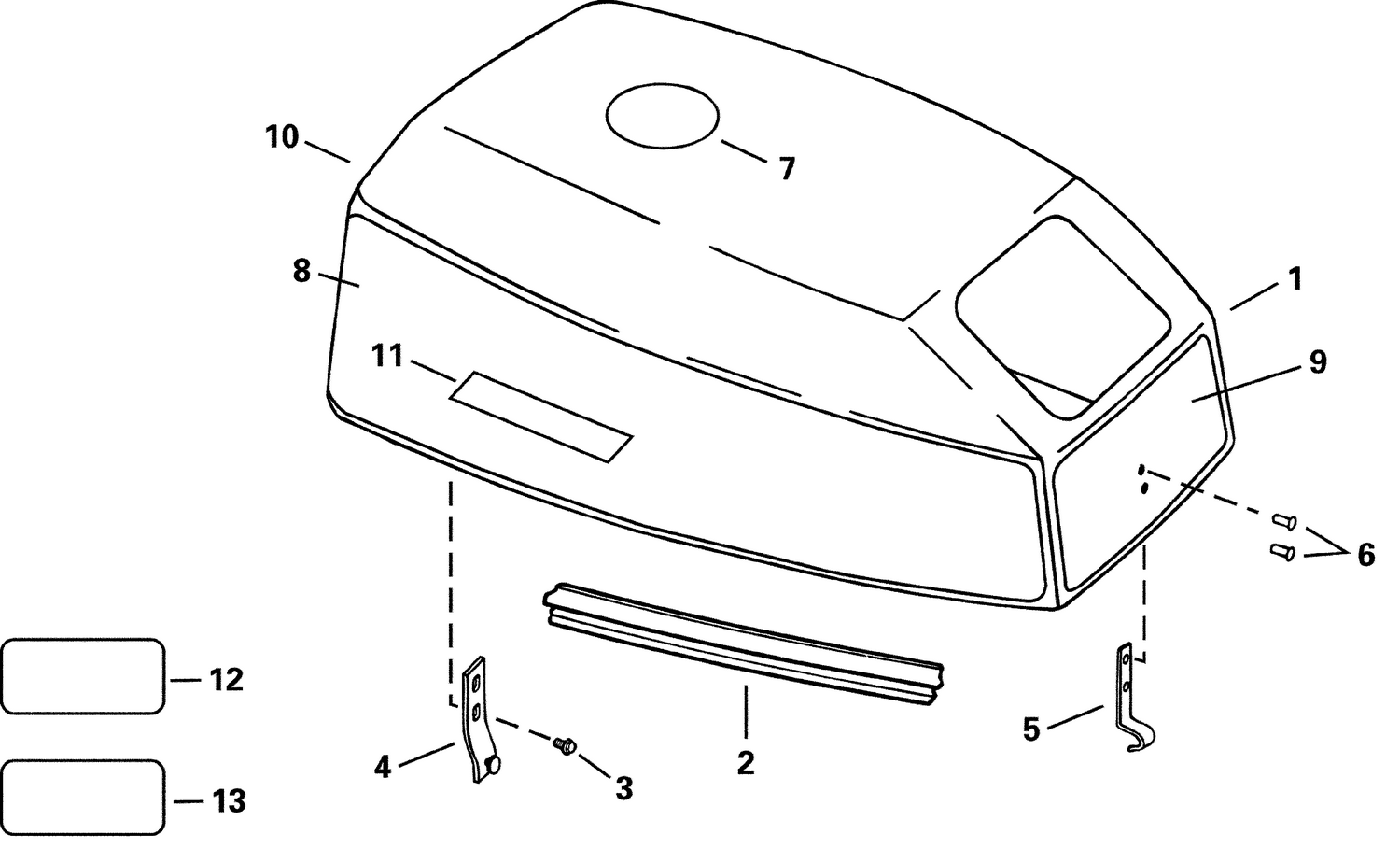 ENGINE COVER - JOHNSON