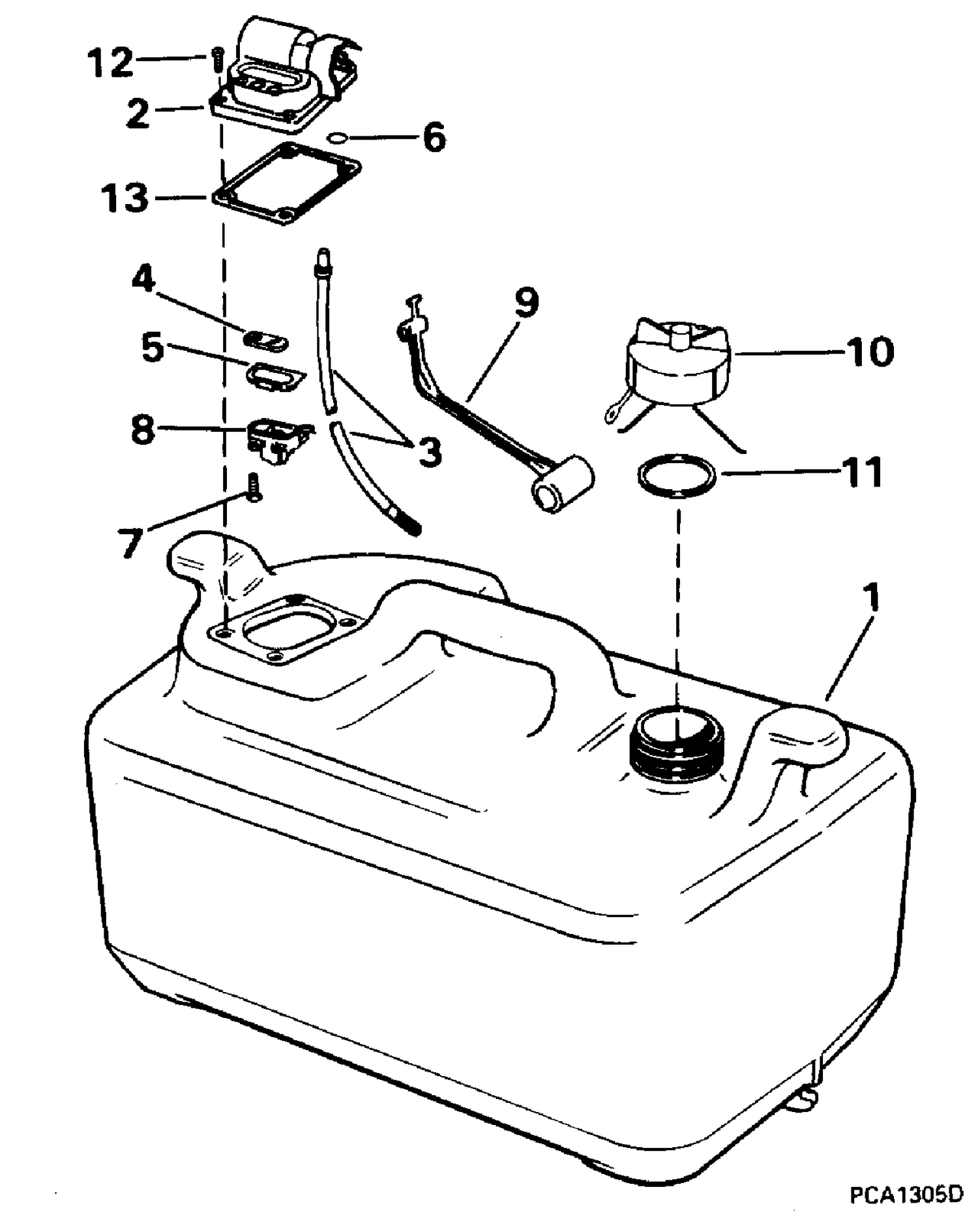 FUEL TANK - 6 GALLON