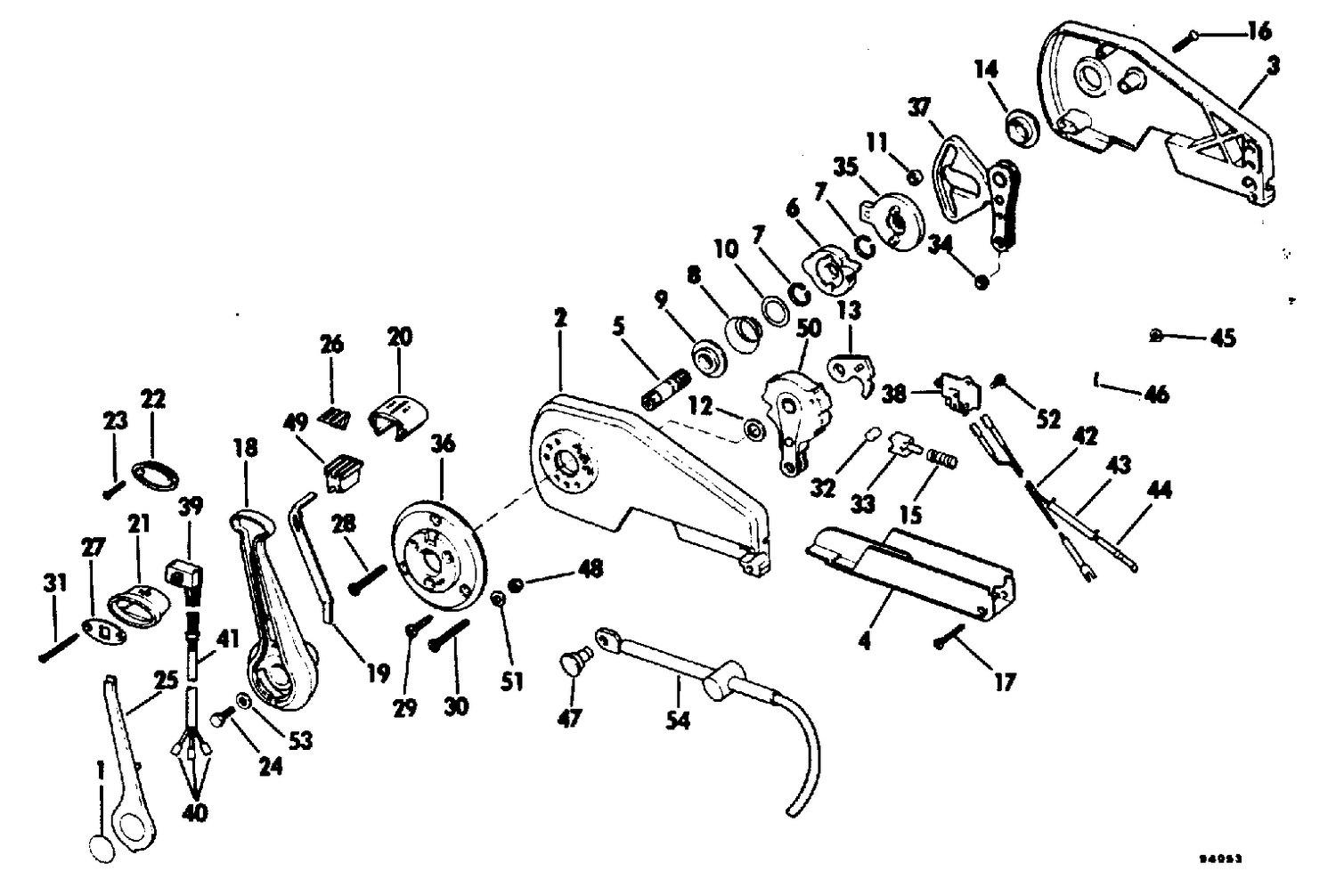 REMOTE CONTROL ASSEMBLY-CONCEALED SIDE MOUNT