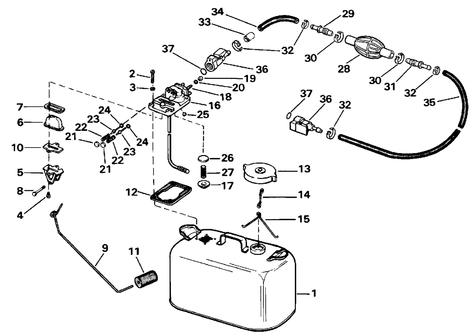FUEL TANK WITH GAUGE