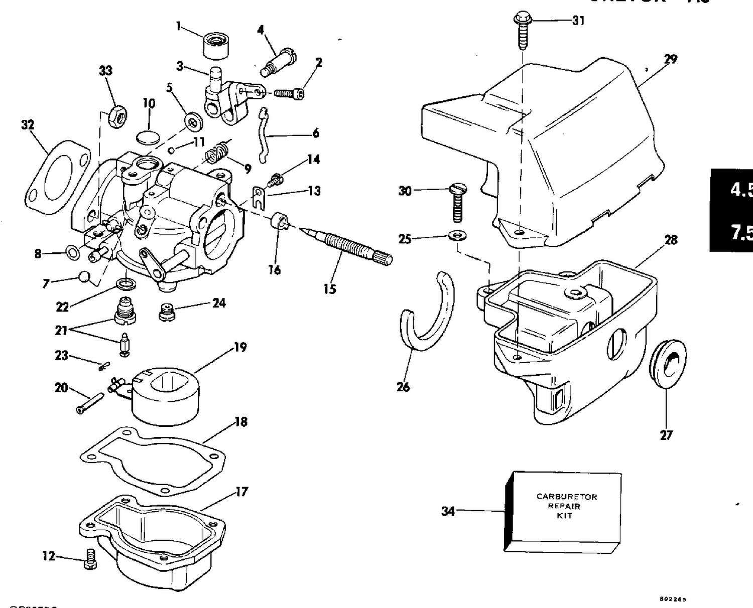CARBURETOR-7.5