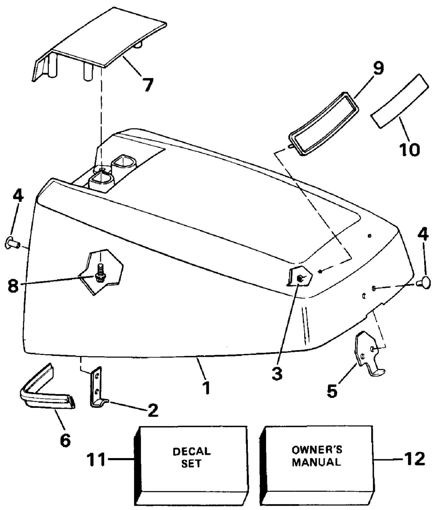 ENGINE COVER - EVINRUDE