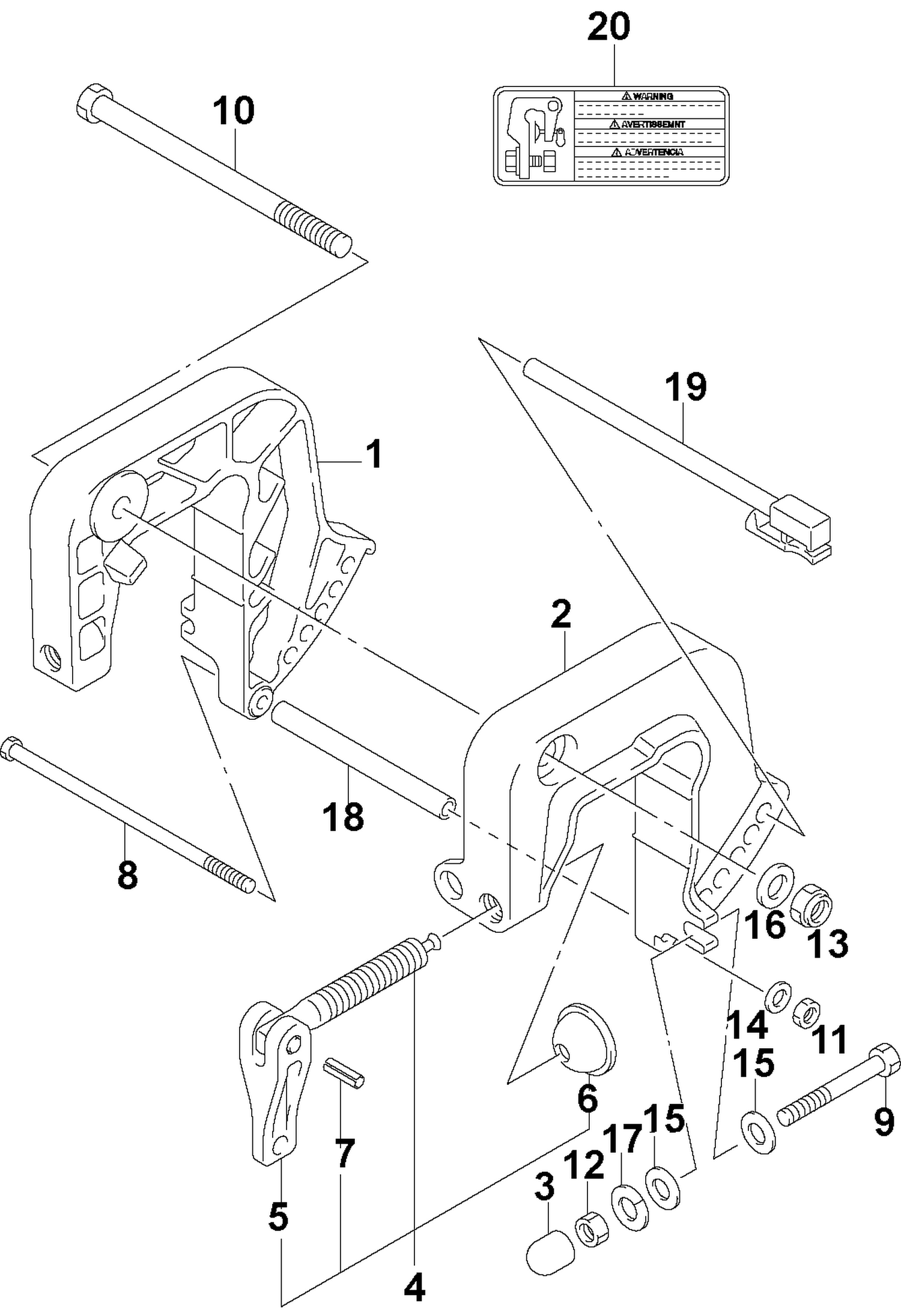 STERN BRACKET