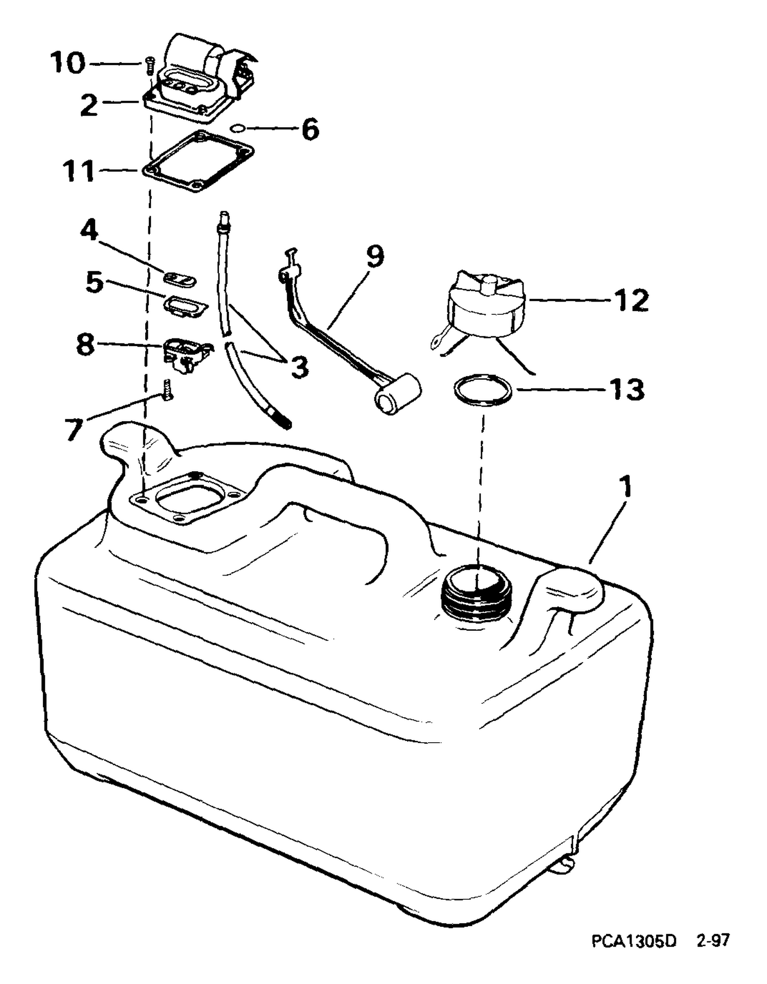 FUEL TANK -- 6 GALLON
