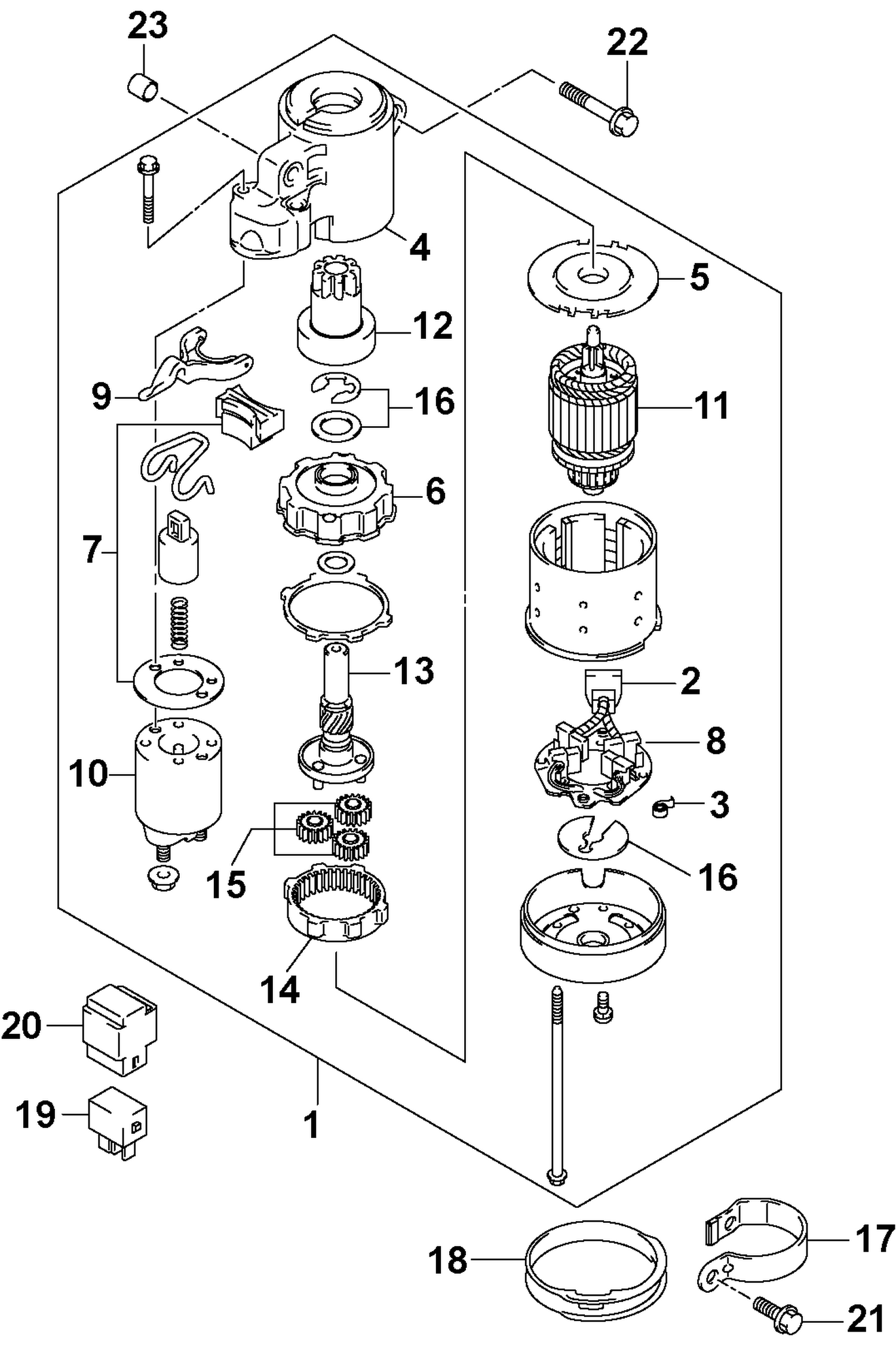 STARTER MOTOR