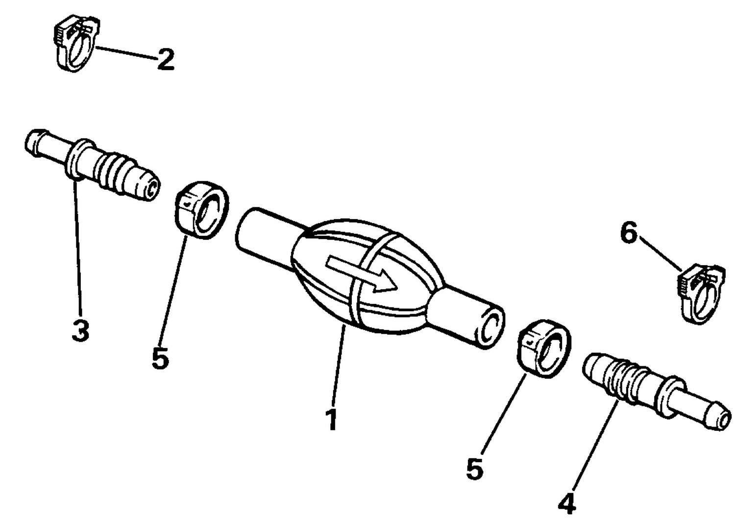 PRIMER BULB KIT - 3/8 IN. I.D. HOSE