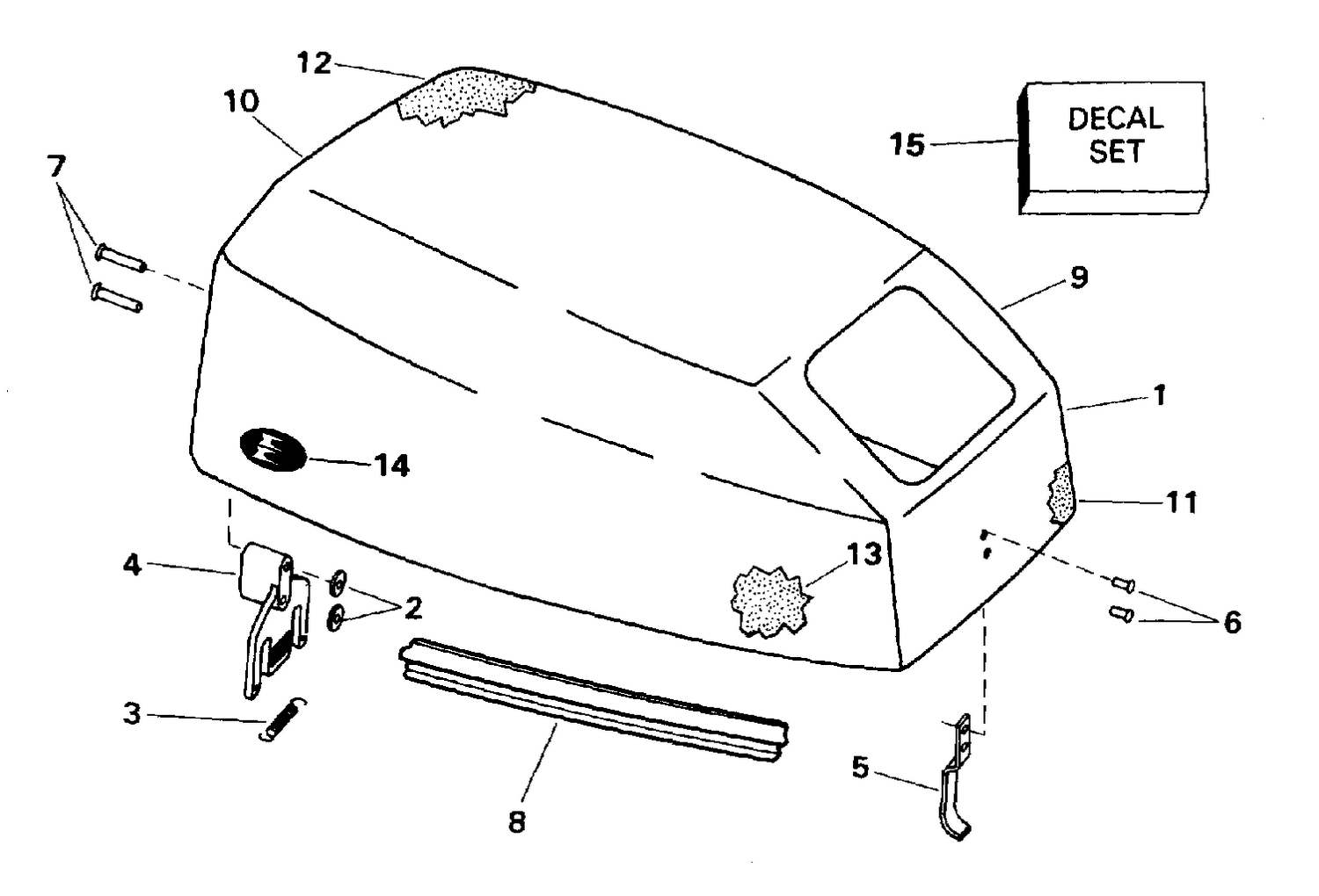 ENGINE COVER - EVINRUDE