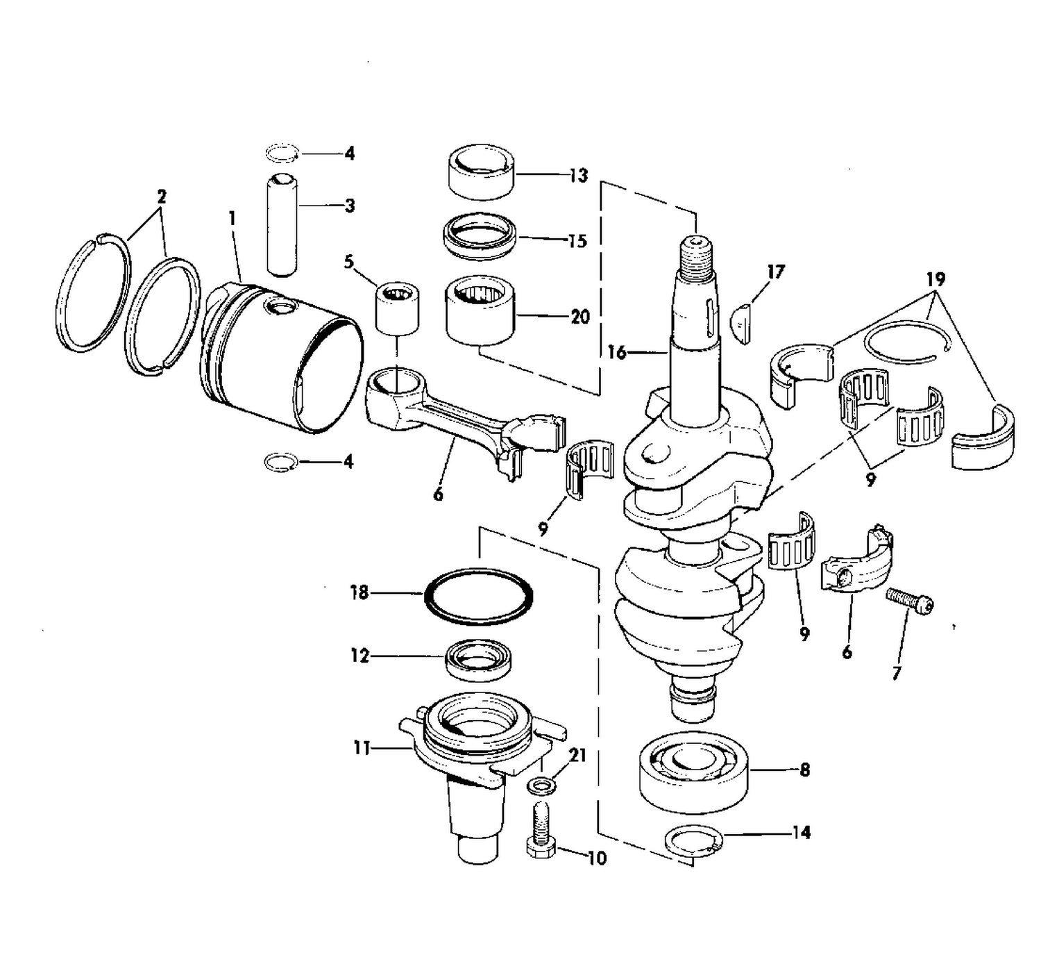 CRANKSHAFT & PISTON