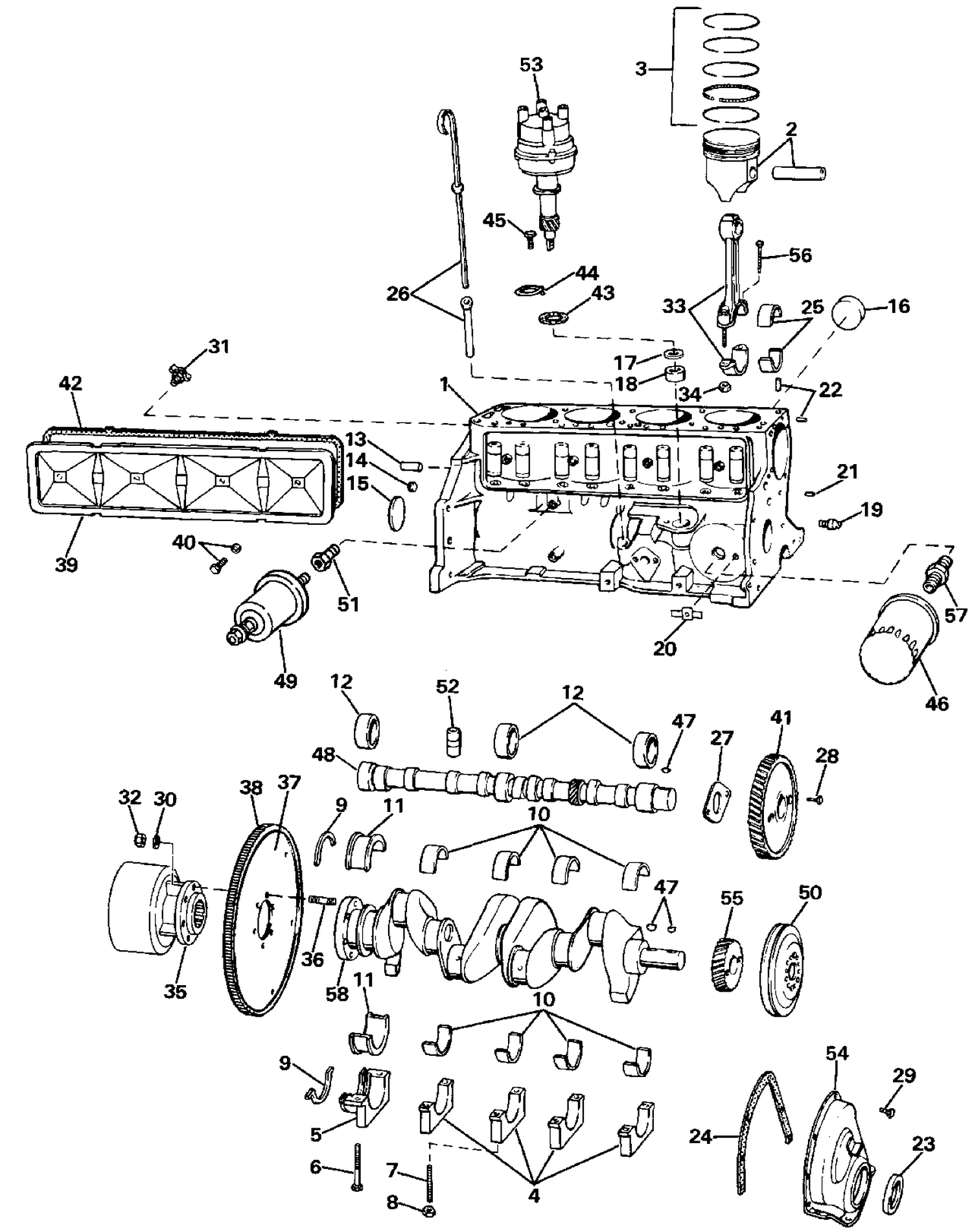 CRANKCASE 3.0 LITRE MODELS