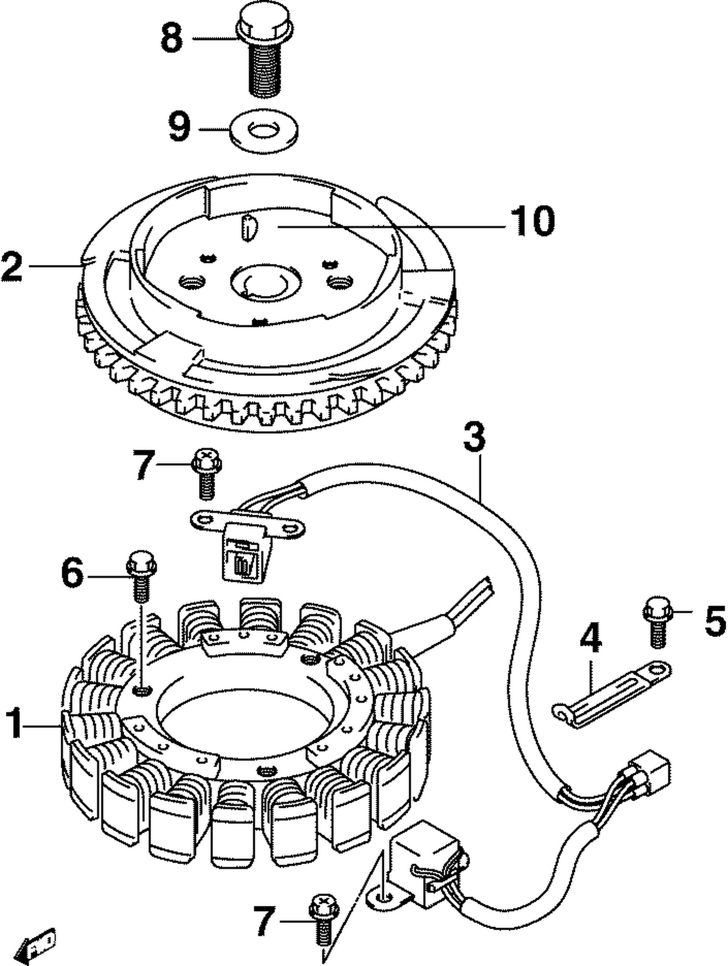FLYWHEEL & STATOR