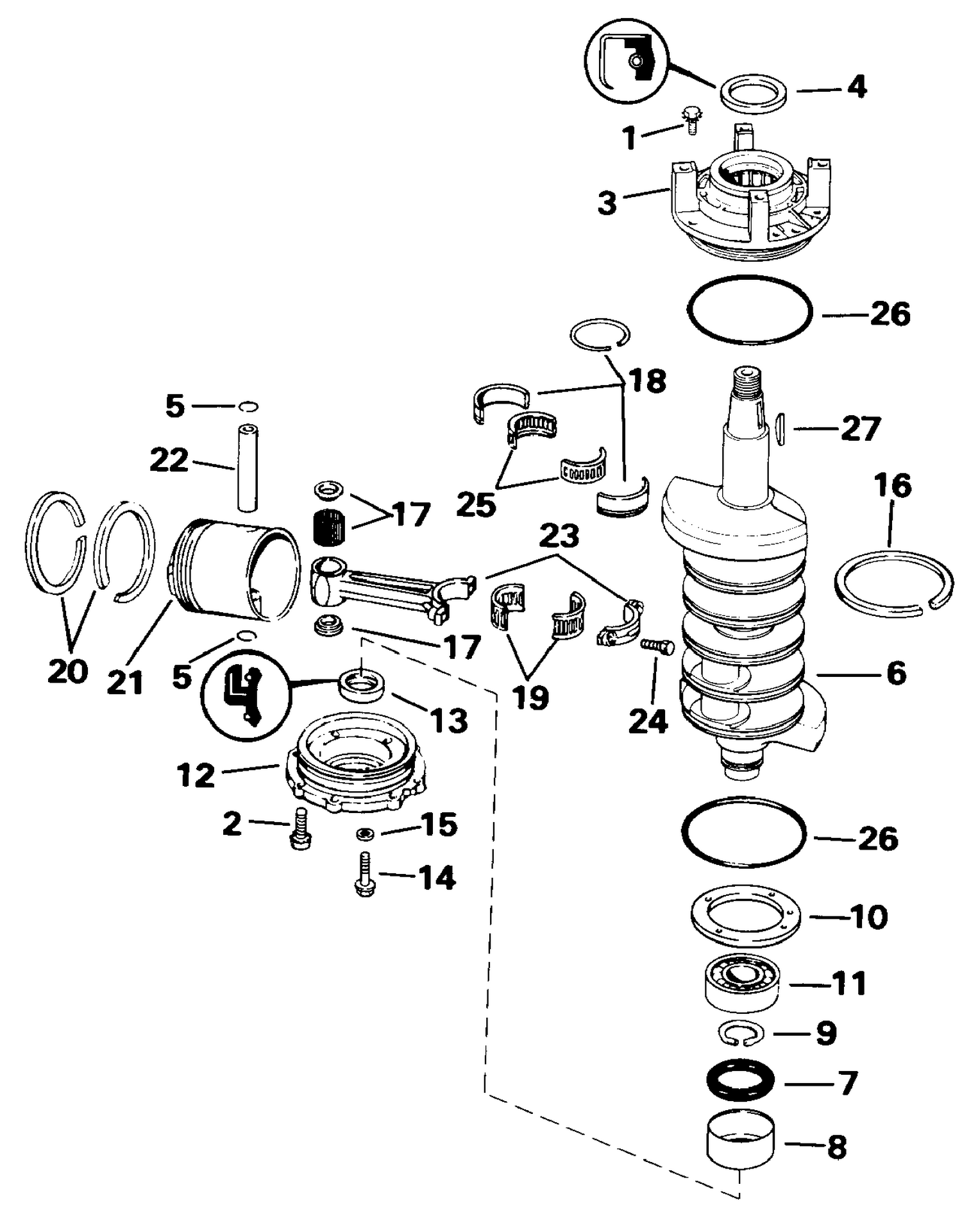CRANKSHAFT & PISTON
