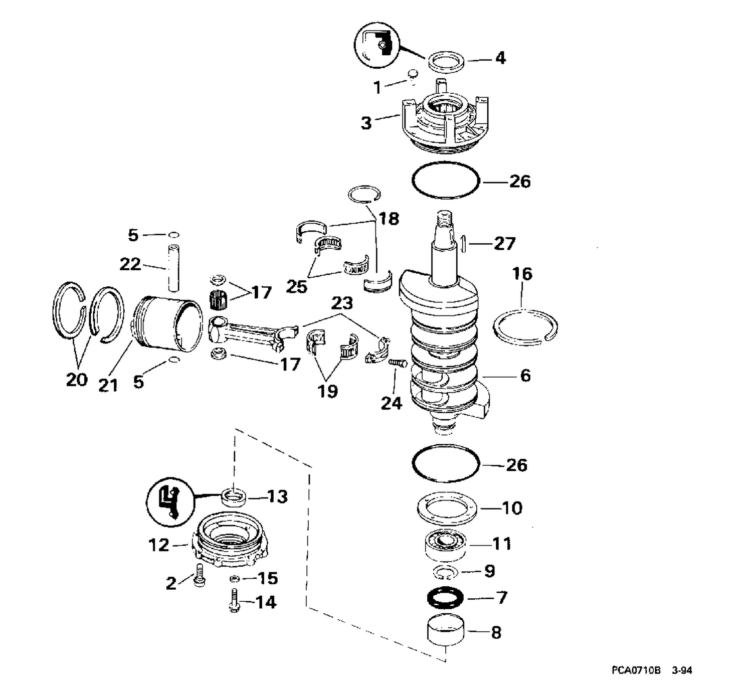 CRANKSHAFT & PISTON