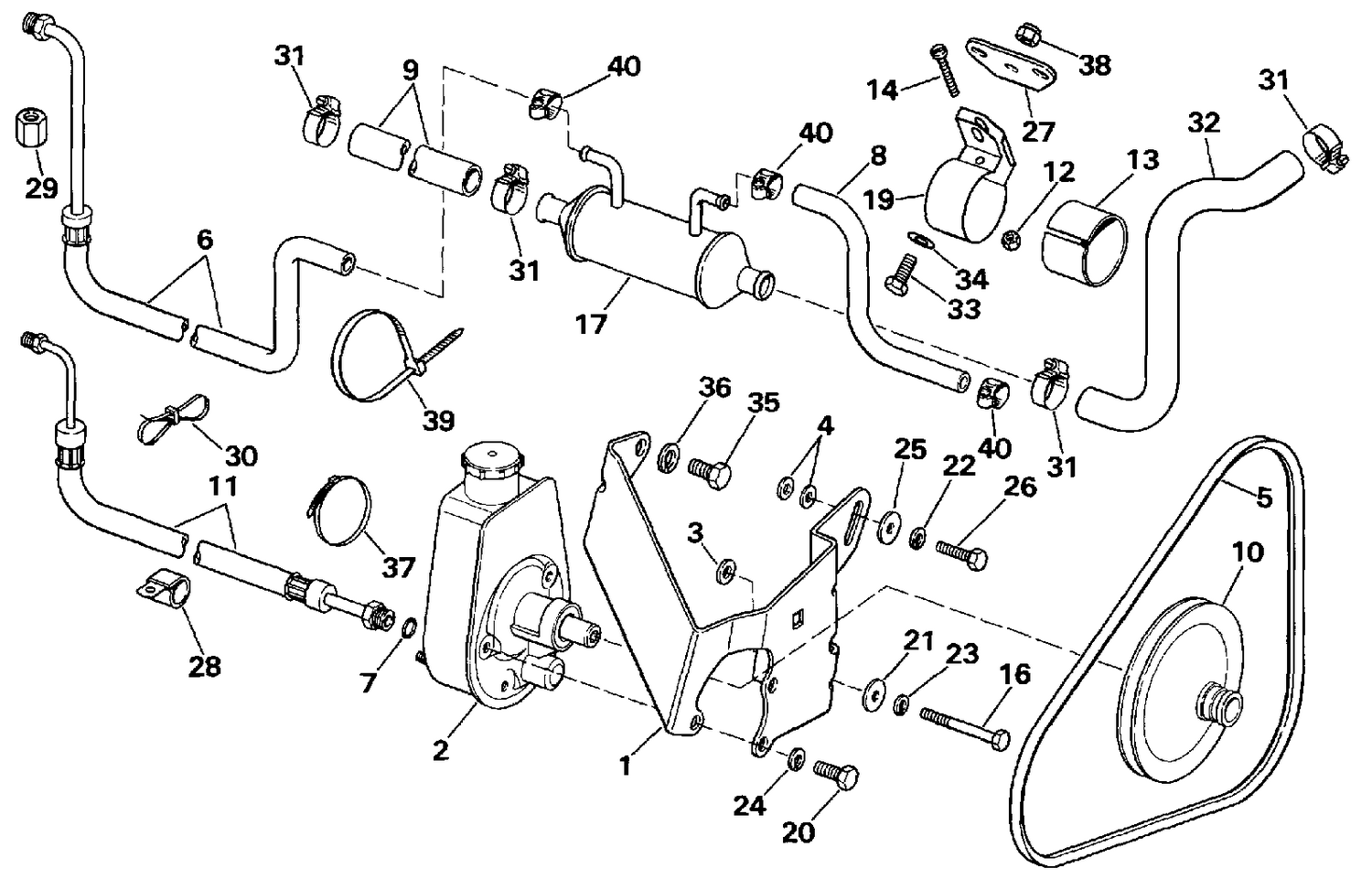 POWER STEERING PUMP
