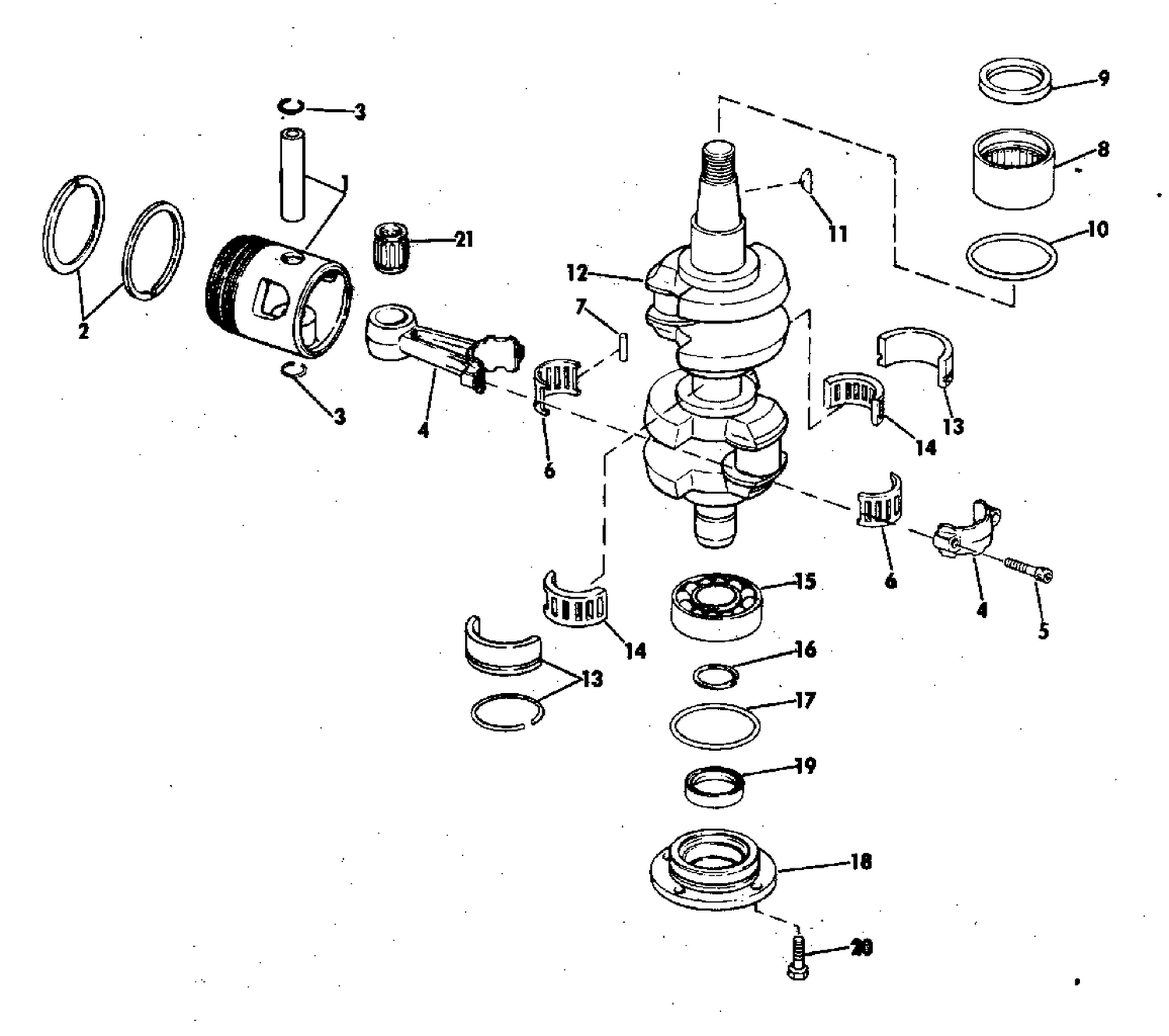 CRANKSHAFT & PISTON