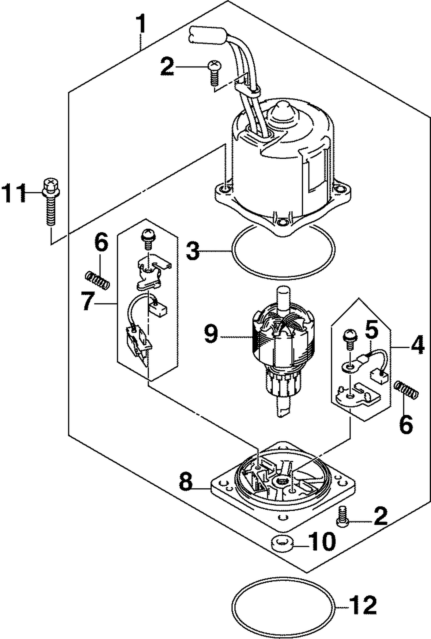 POWER TRIM/TILT MOTOR