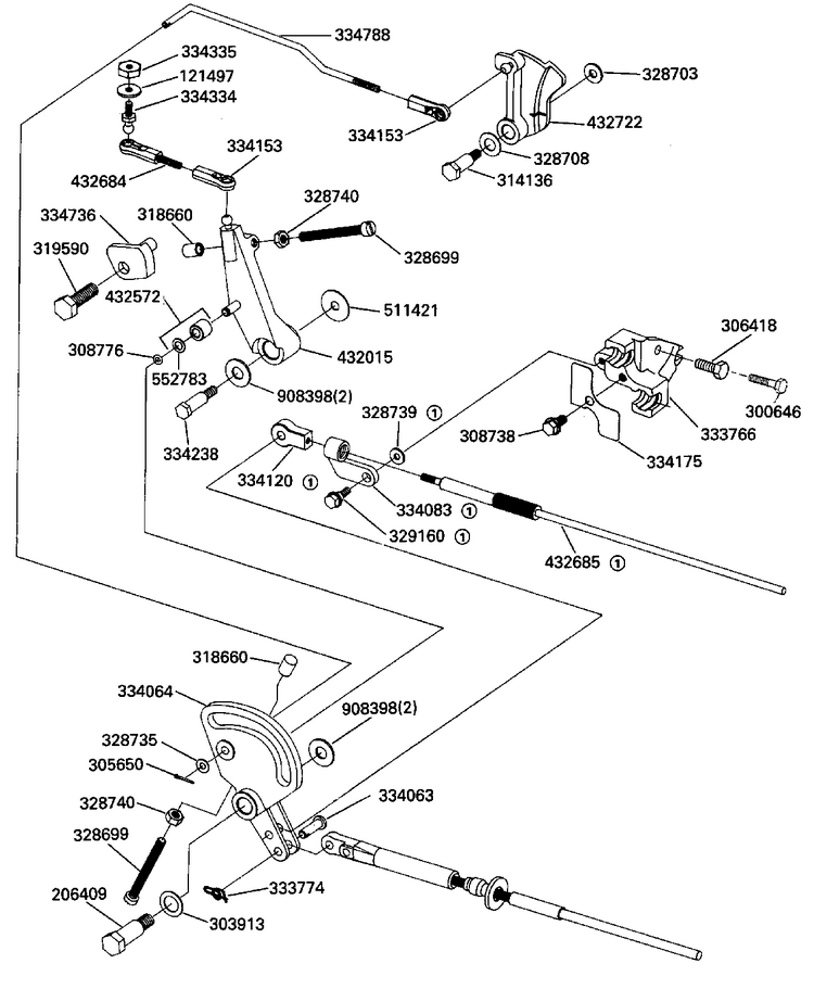 SHIFT & THROTTLE LINKAGE