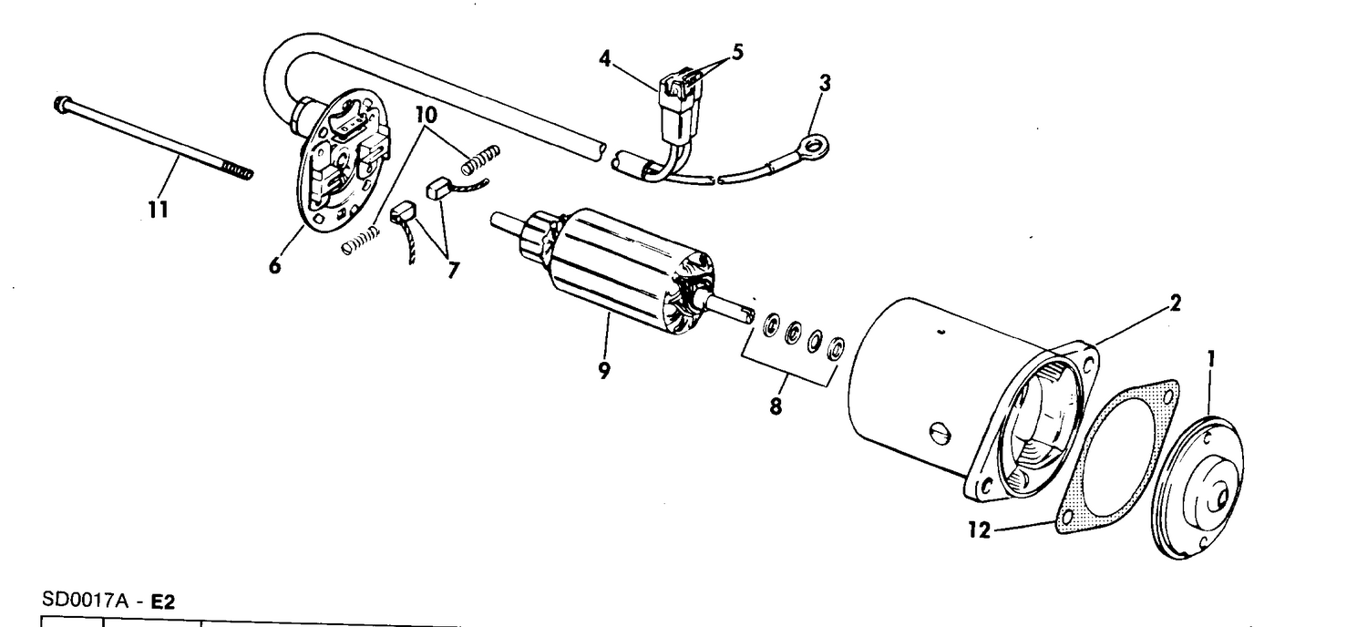 TILT MOTOR GROUP 120,140 MODELS STERN DRIVE