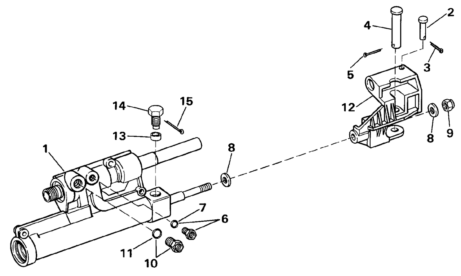 POWER STEERING CYLINDER