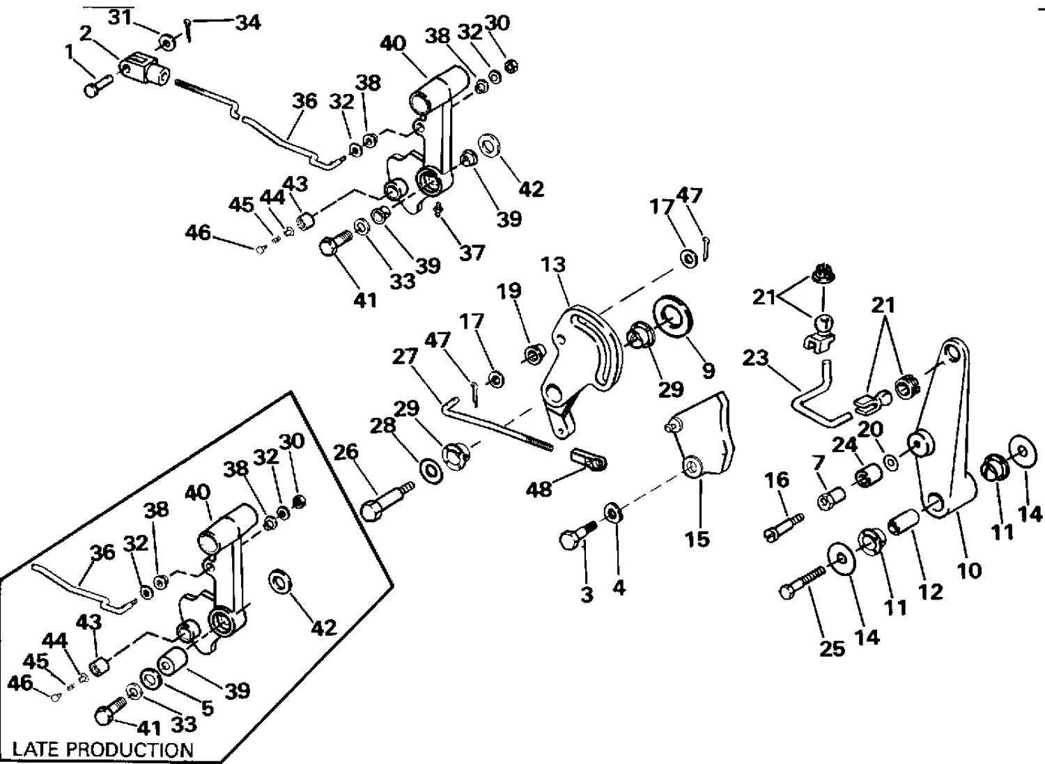 SHIFT & THROTTLE LINKAGE