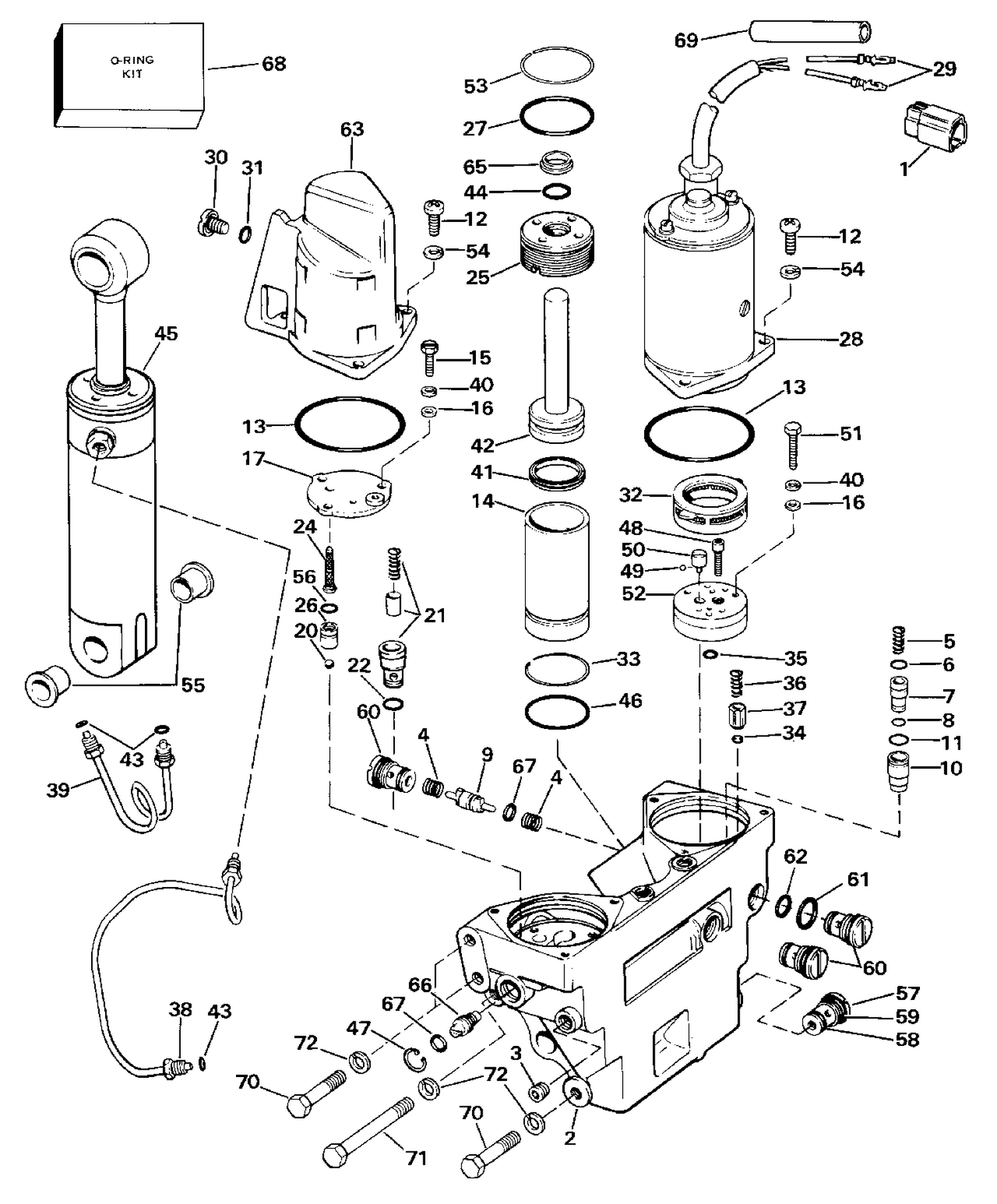 POWER TRIM/TILT HYDRAULIC ASSEMBLY