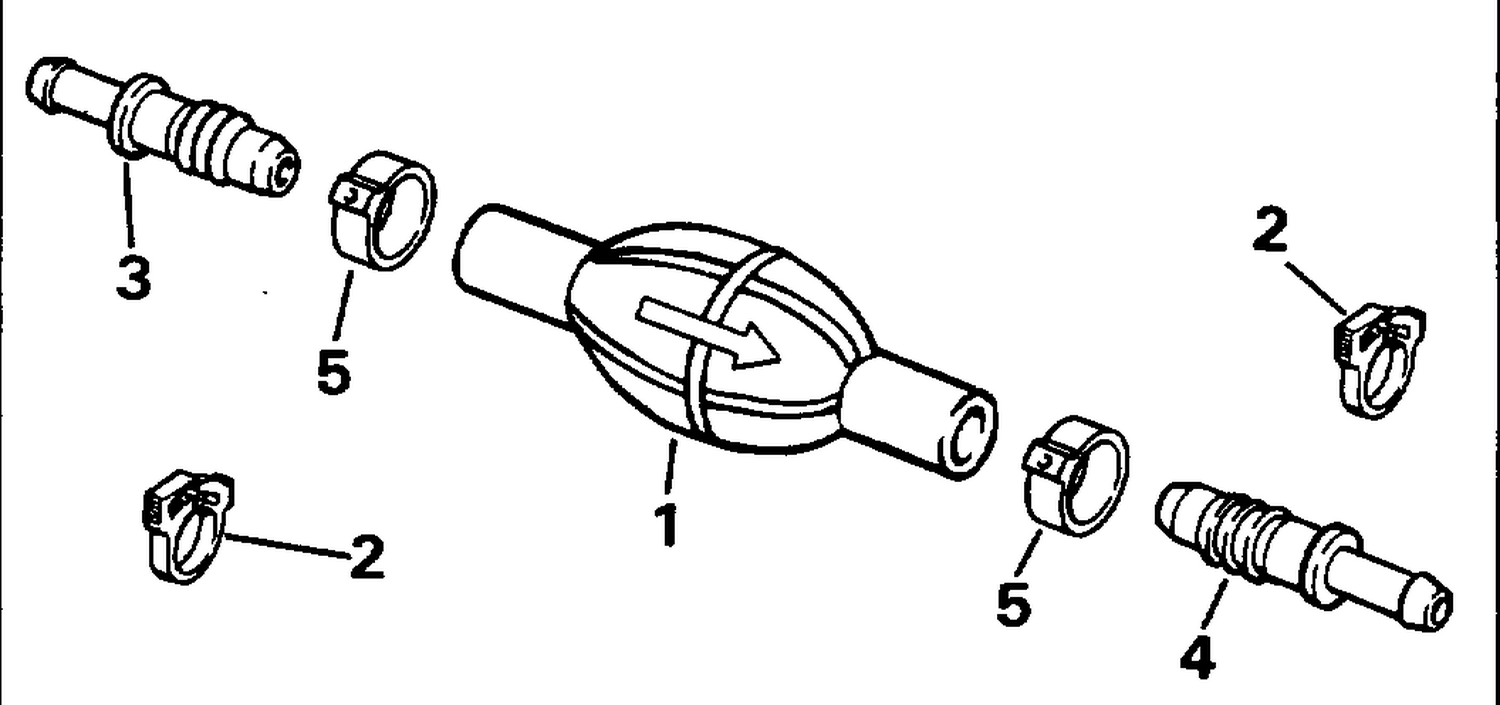 PRIMER BULB KIT - 3/8 IN. I.D. HOSE