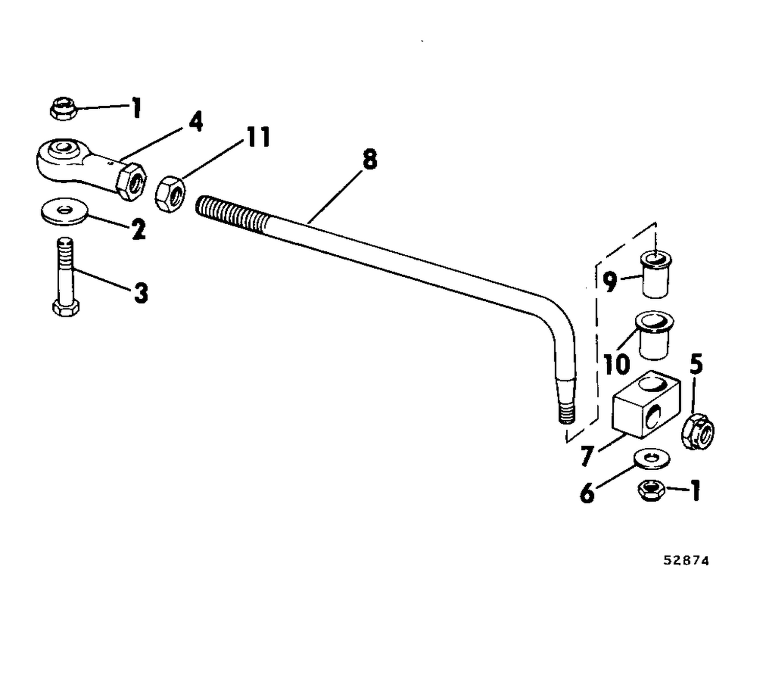 STEERING CON. KIT-MERCURY