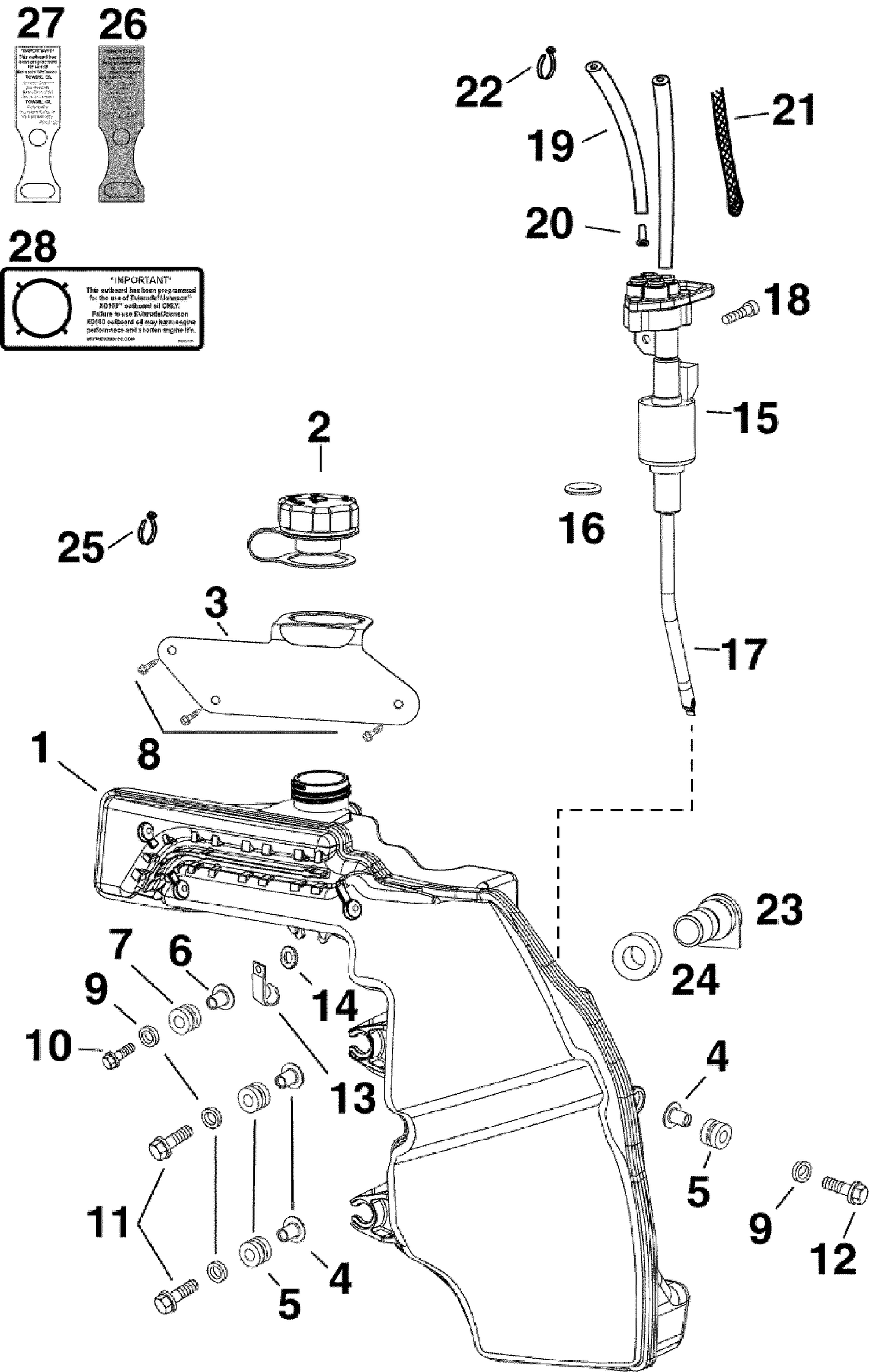 OIL TANK & PUMP