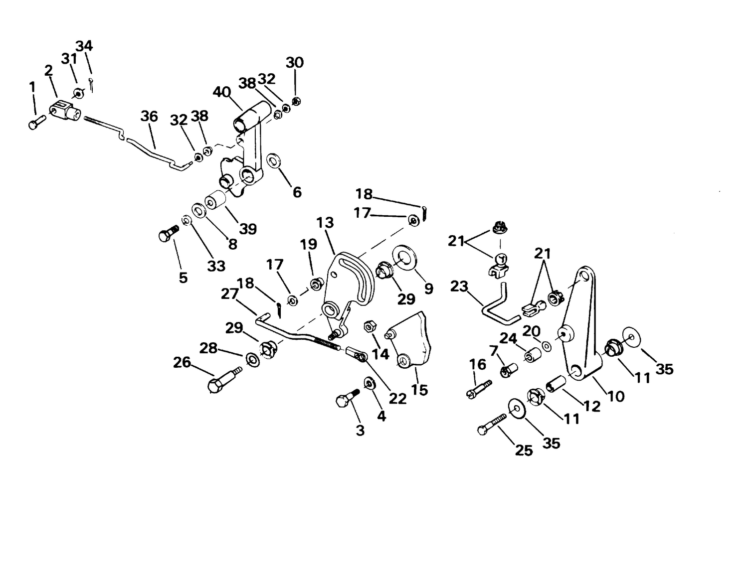 SHIFT & THROTTLE LINKAGE