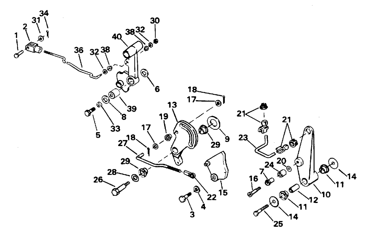 SHIFT & THROTTLE LINKAGE