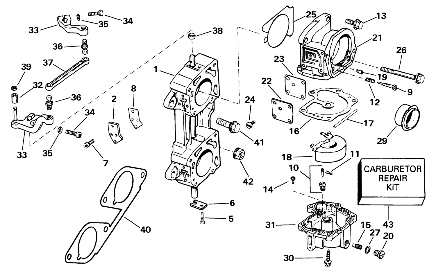 CARBURETOR & LINKAGE