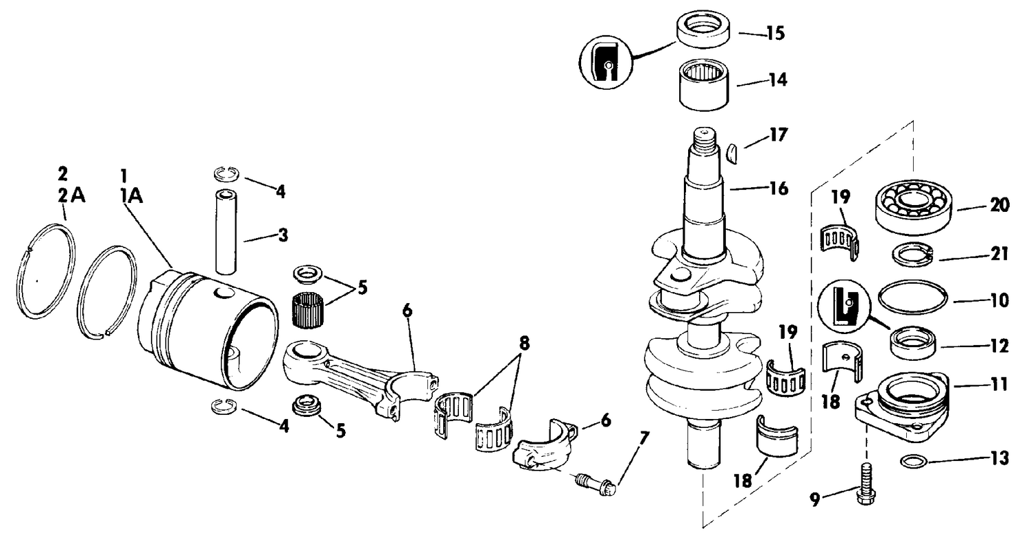 CRANKSHAFT & PISTON