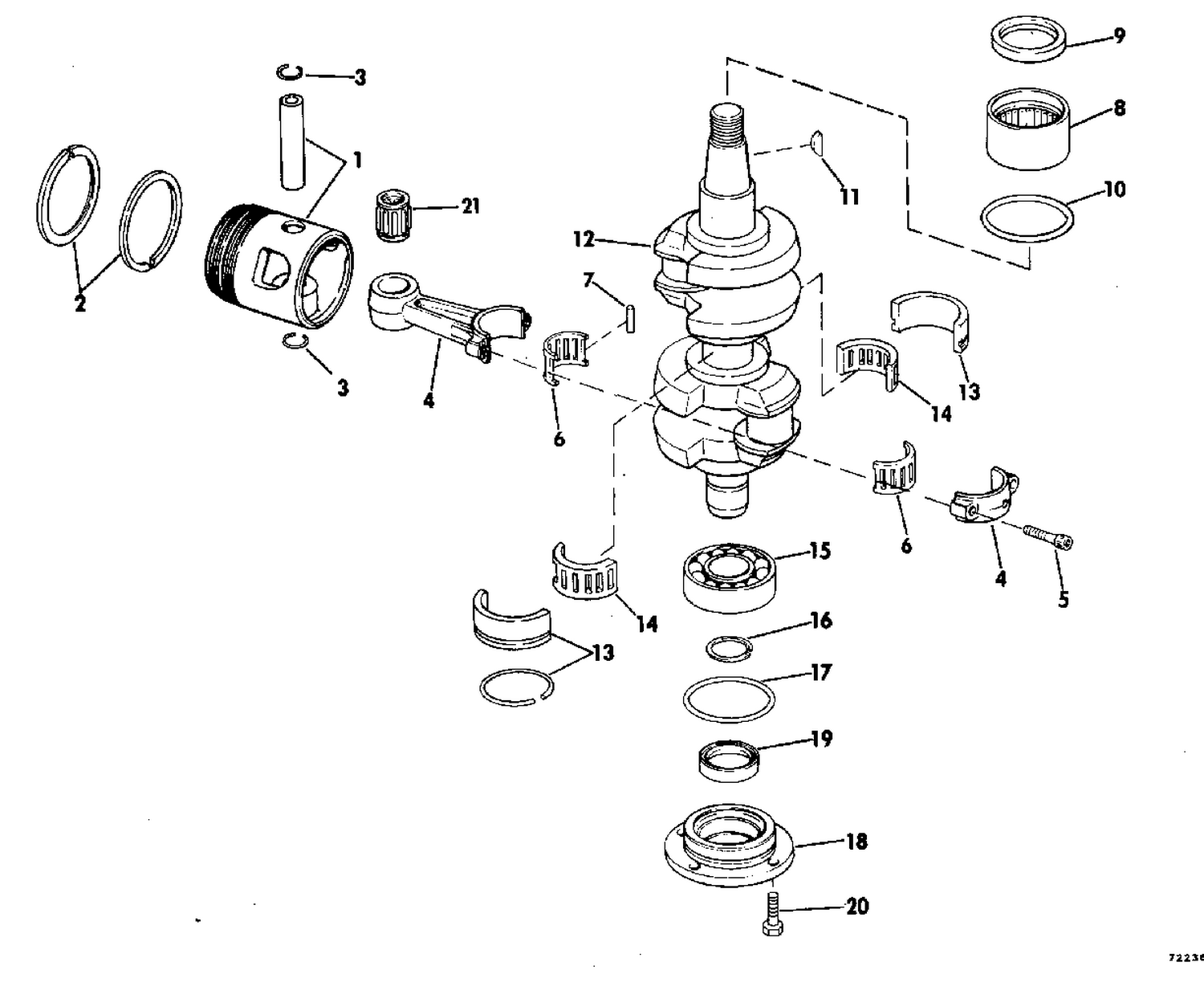 CRANKSHAFT & PISTON