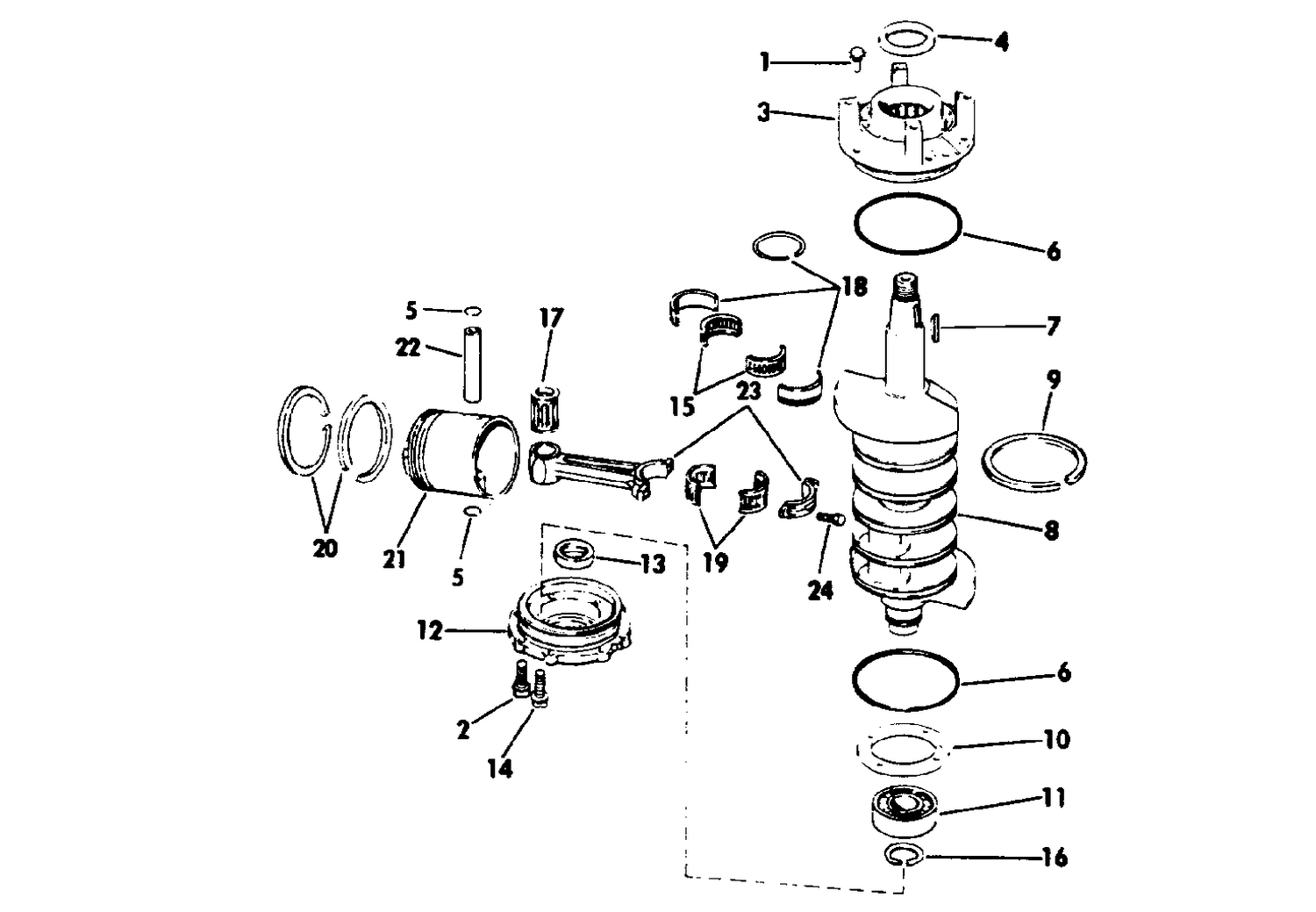 CRANKSHAFT & PISTON