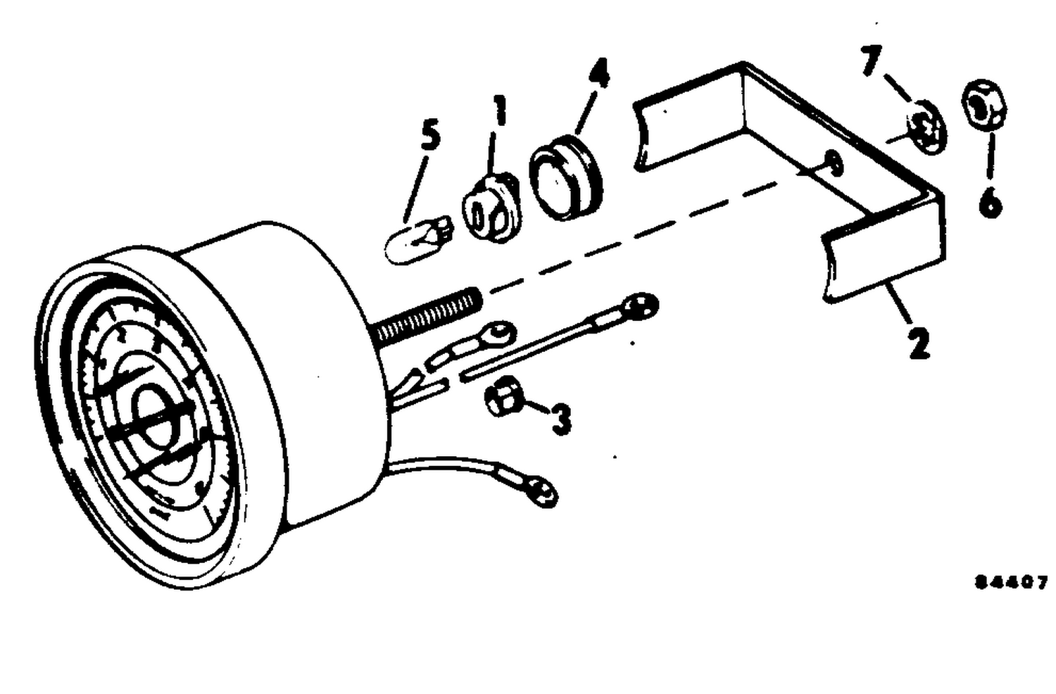 TACHOMETER KIT-FLUSH MOUNT
