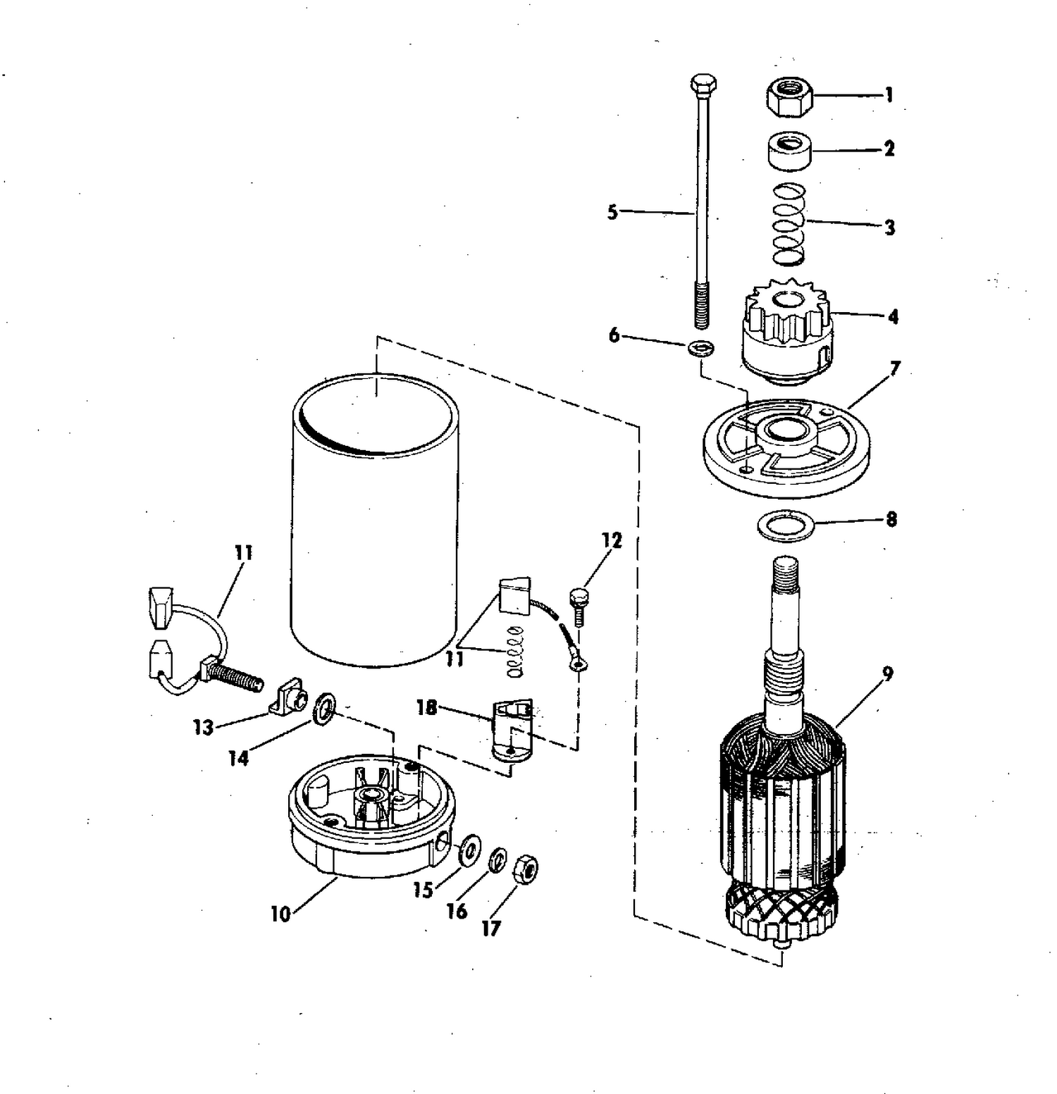 ELECTRIC STARTER AMERICAN BOSCH SMH 12B41 & SMH 12B43