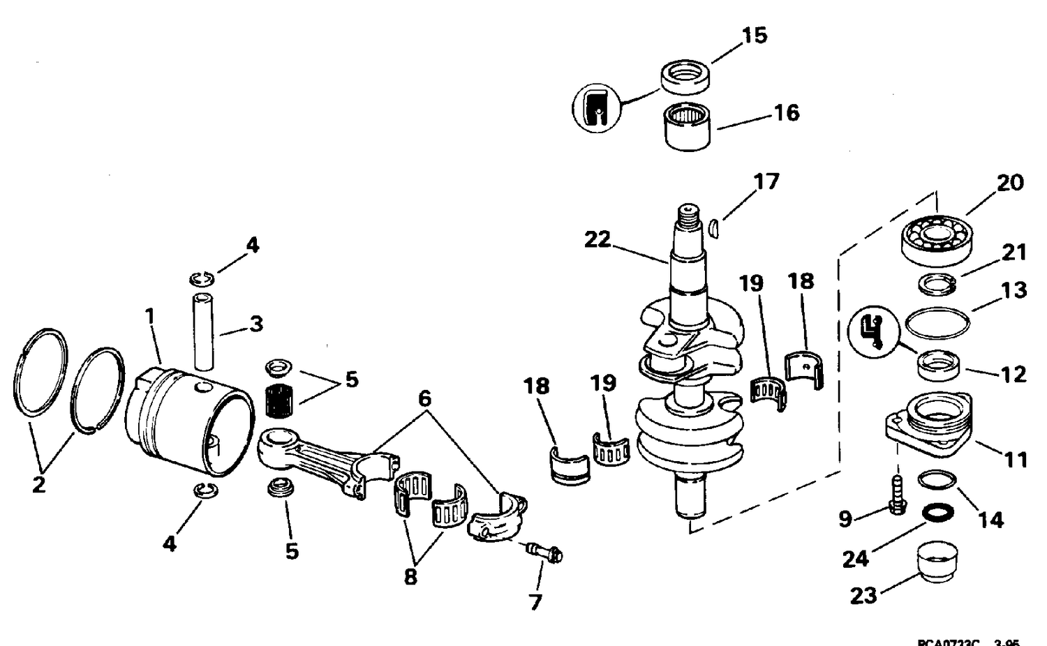 CRANKSHAFT & PISTON