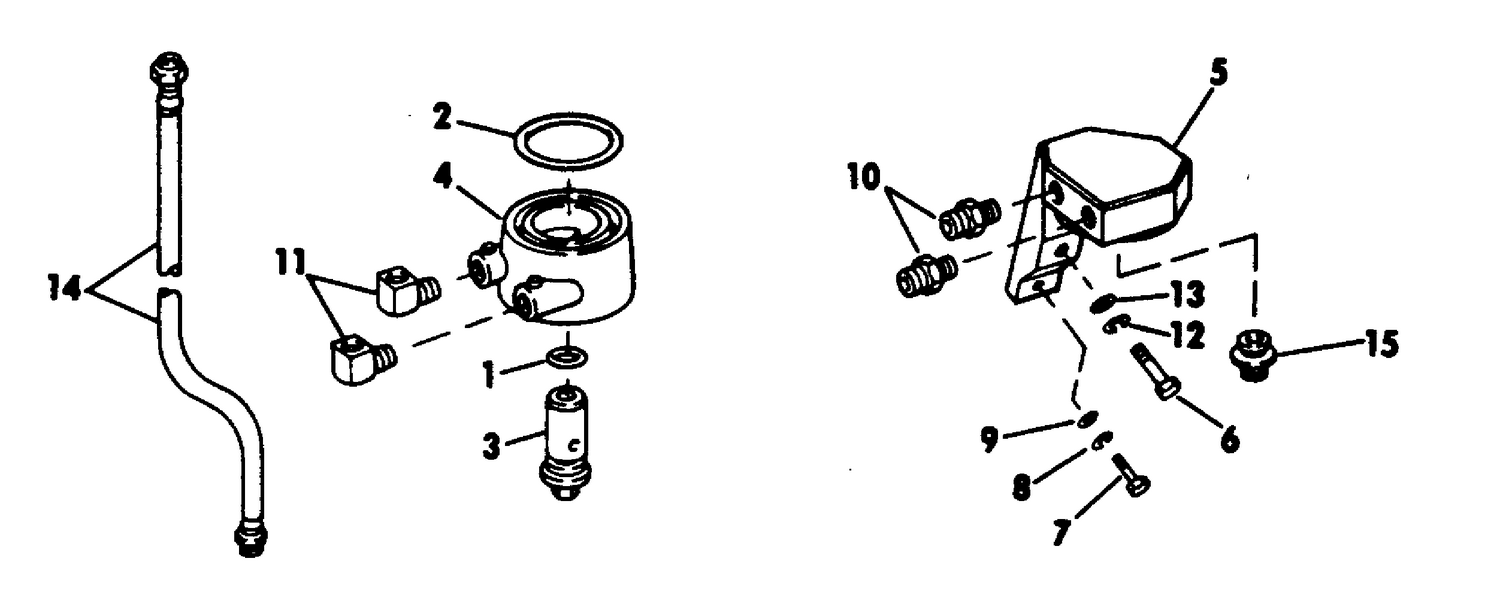 REMOTE OIL FILTER KIT-INBOARD 305-350-CID