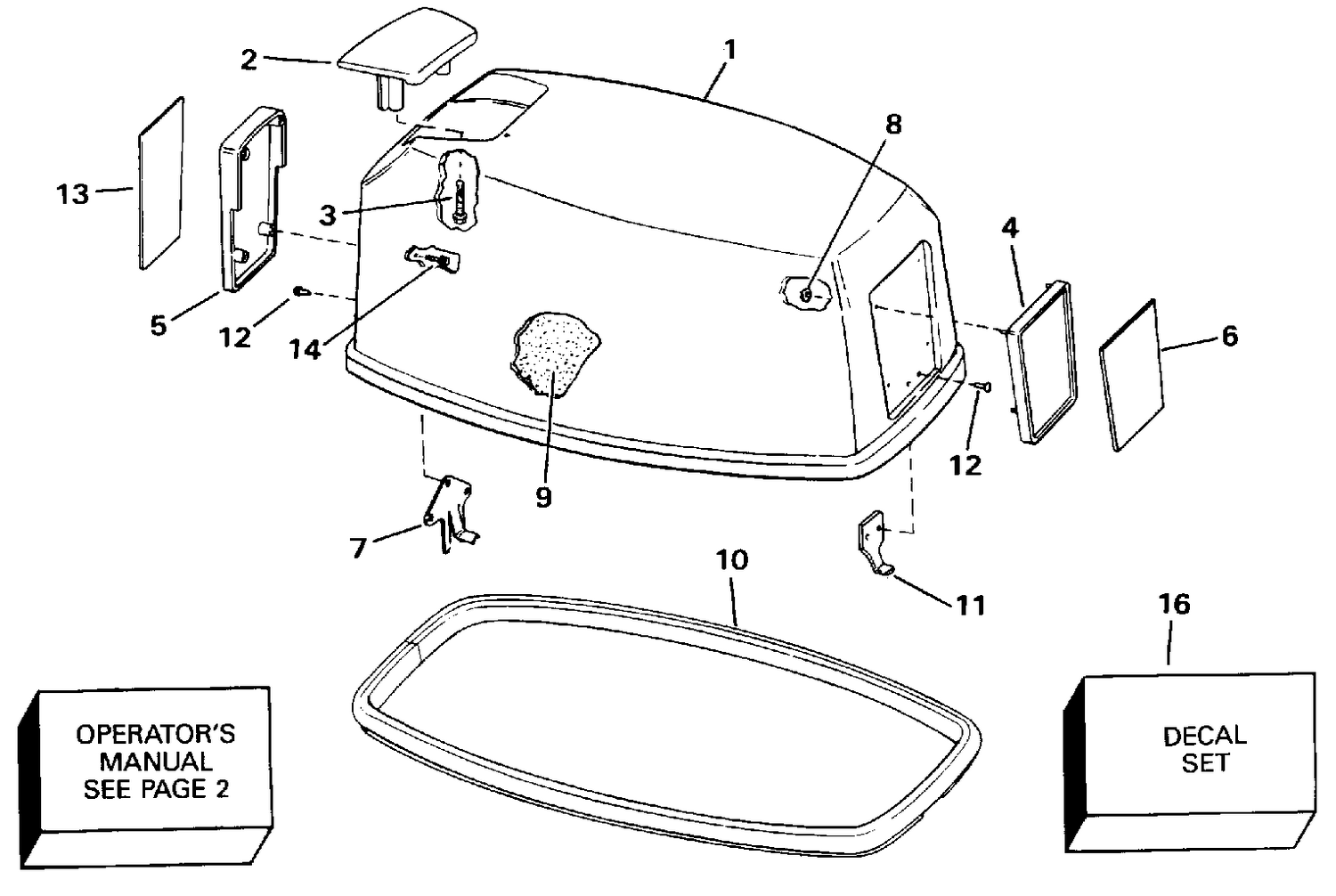 ENGINE COVER - EVINRUDE