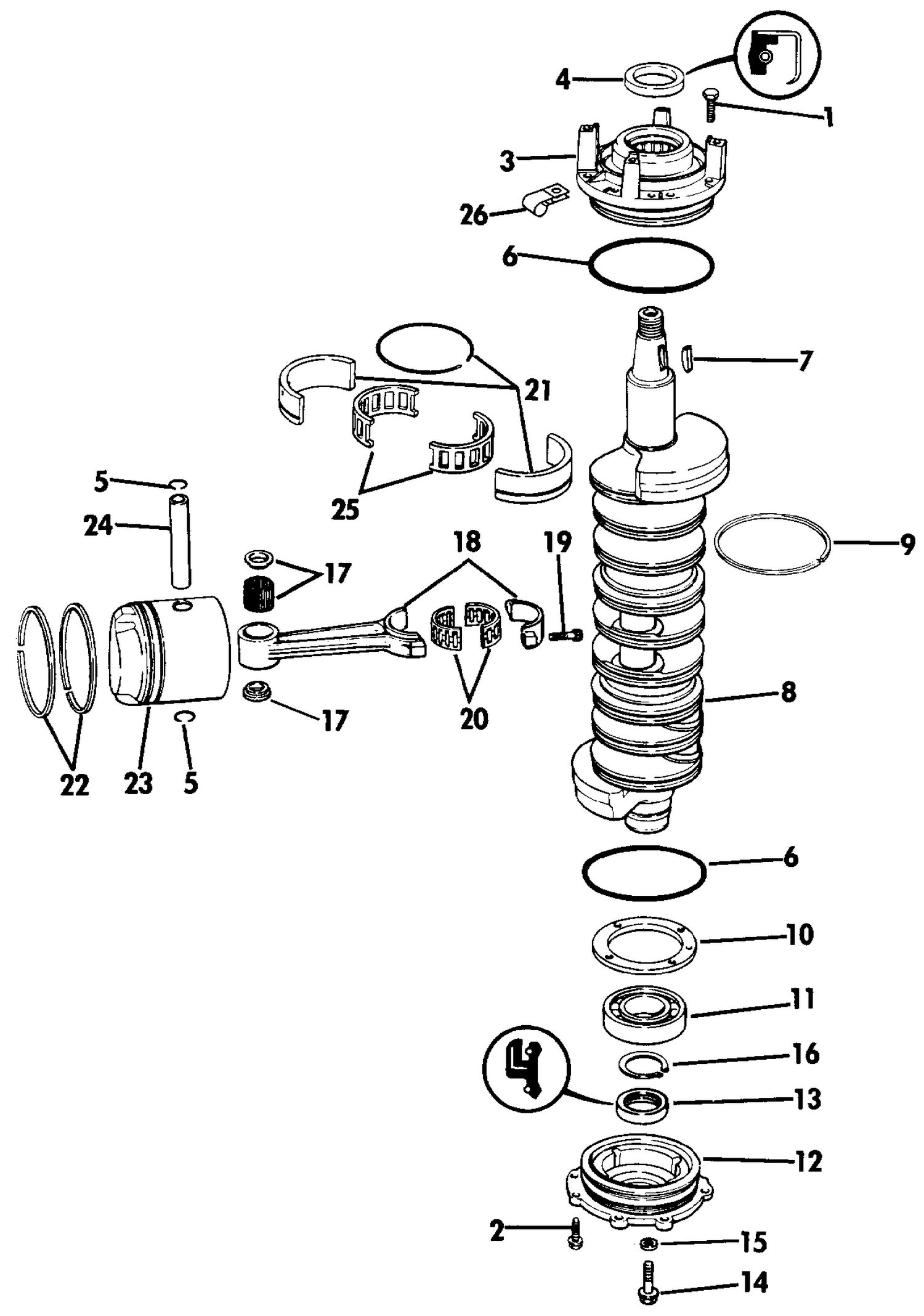 CRANKSHAFT & PISTON