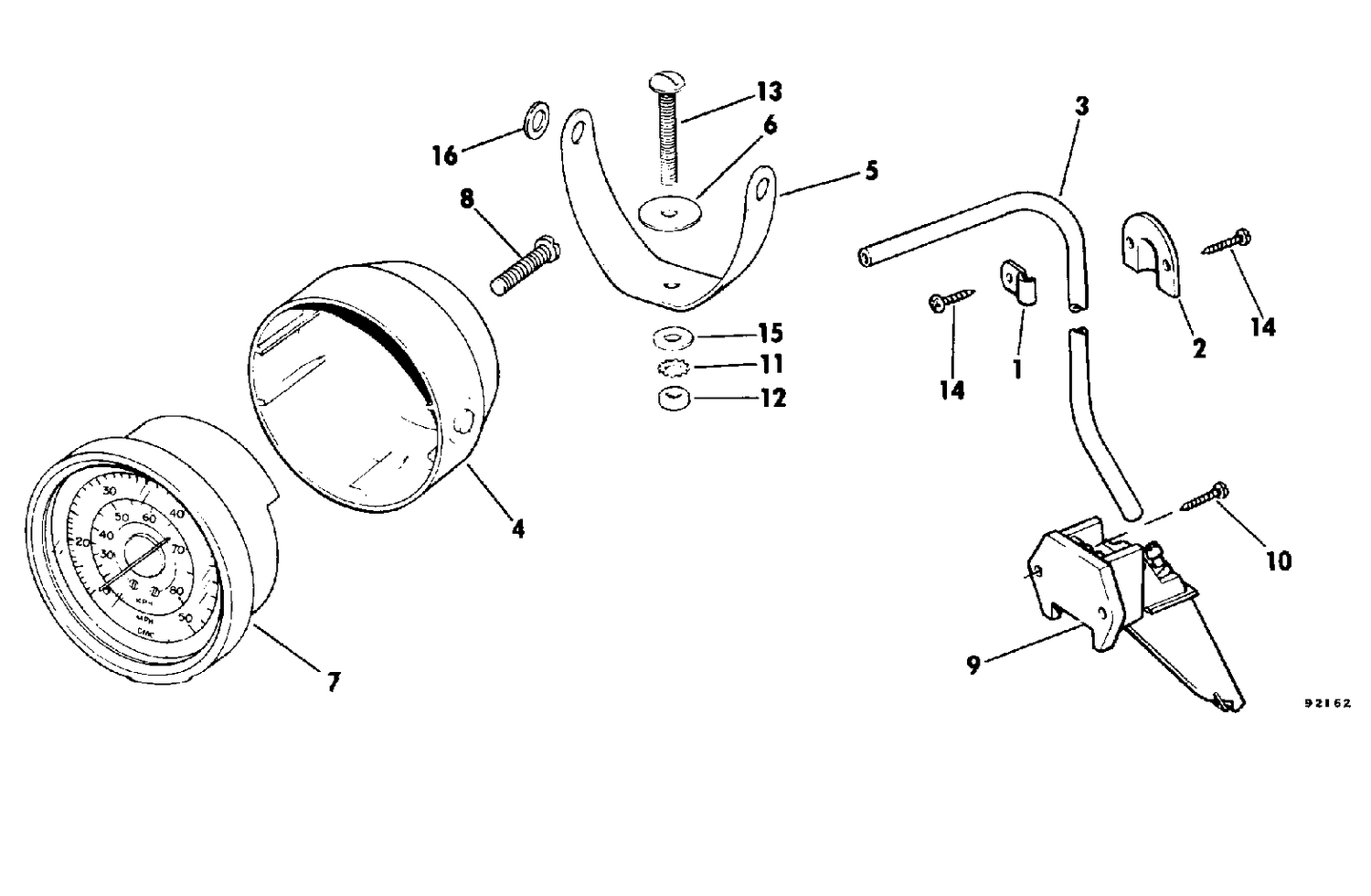SPEEDOMETER KIT - POD MOUNT