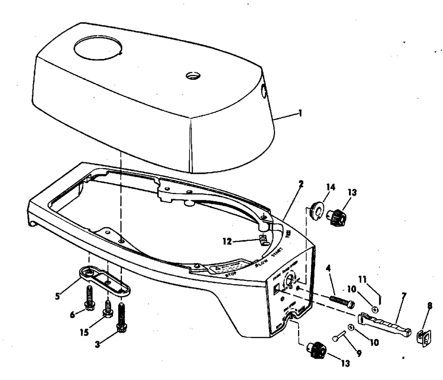 MOTOR COVER-JOHNSON