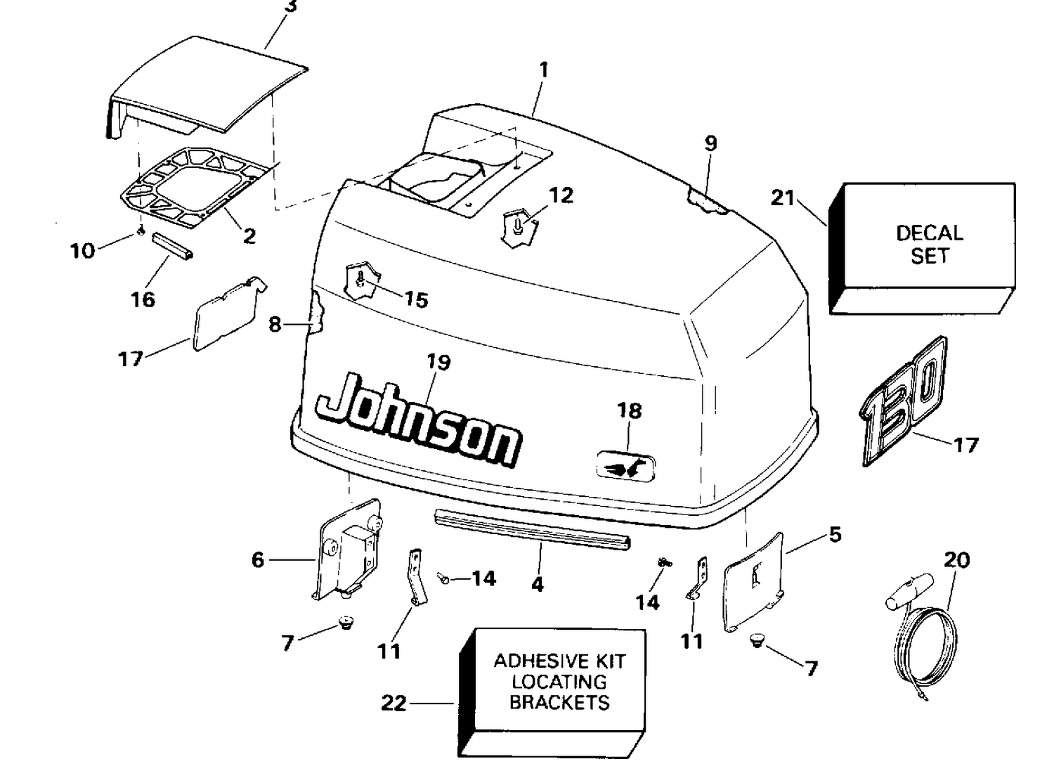 ENGINE COVER - JOHNSON