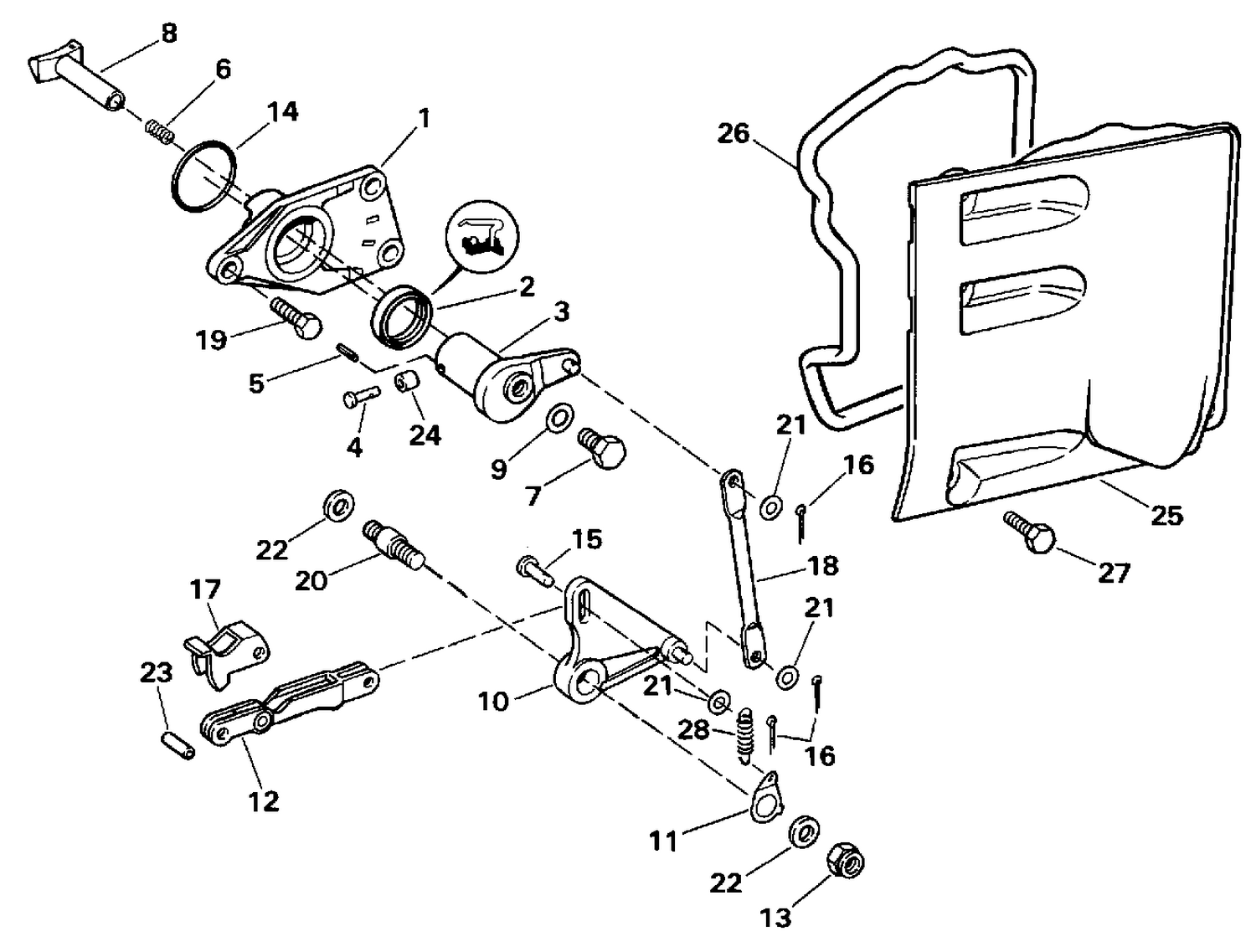 SHIFT - UPPER GEAR HOUSING